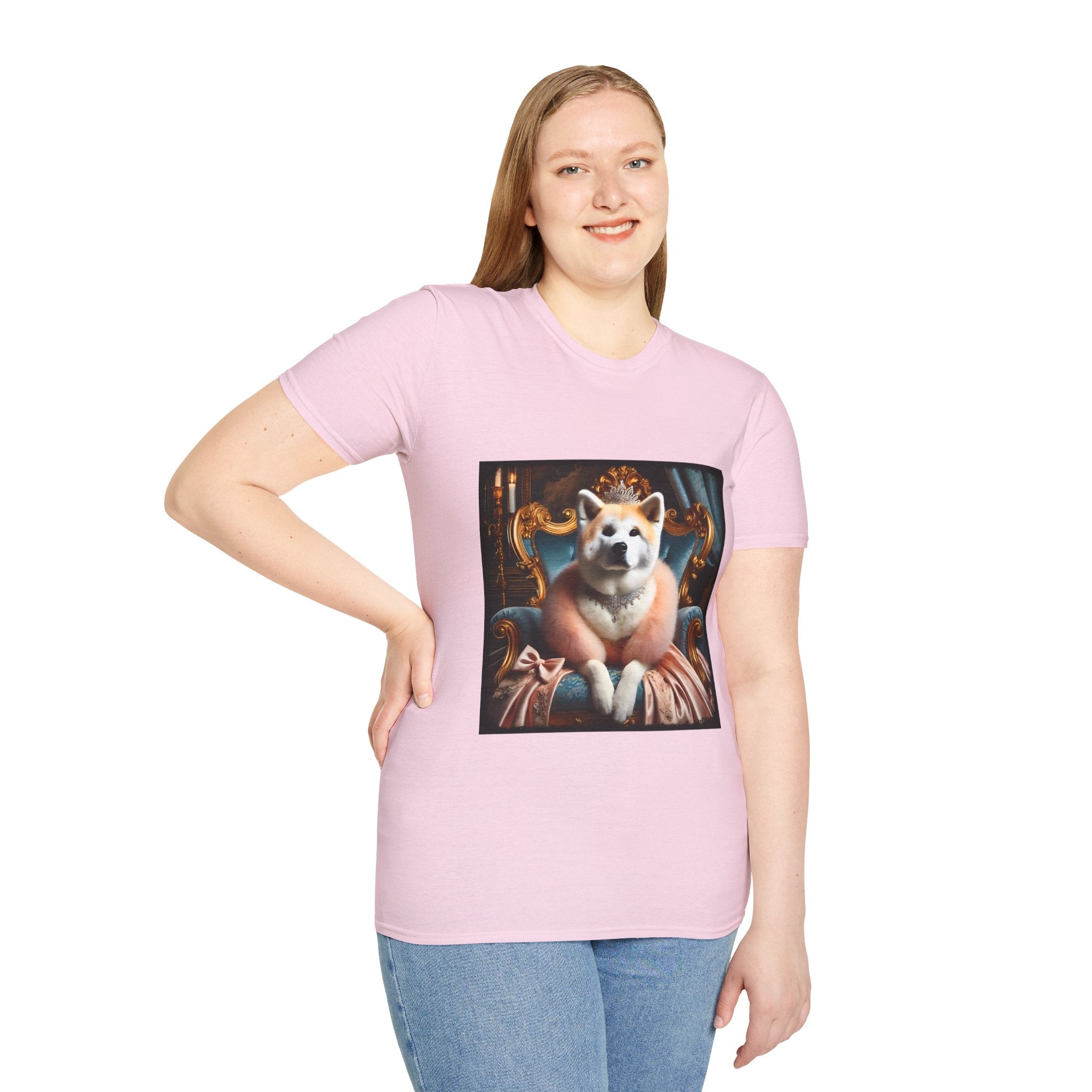 Akita Pink Princess | Unisex Dog T-Shirt