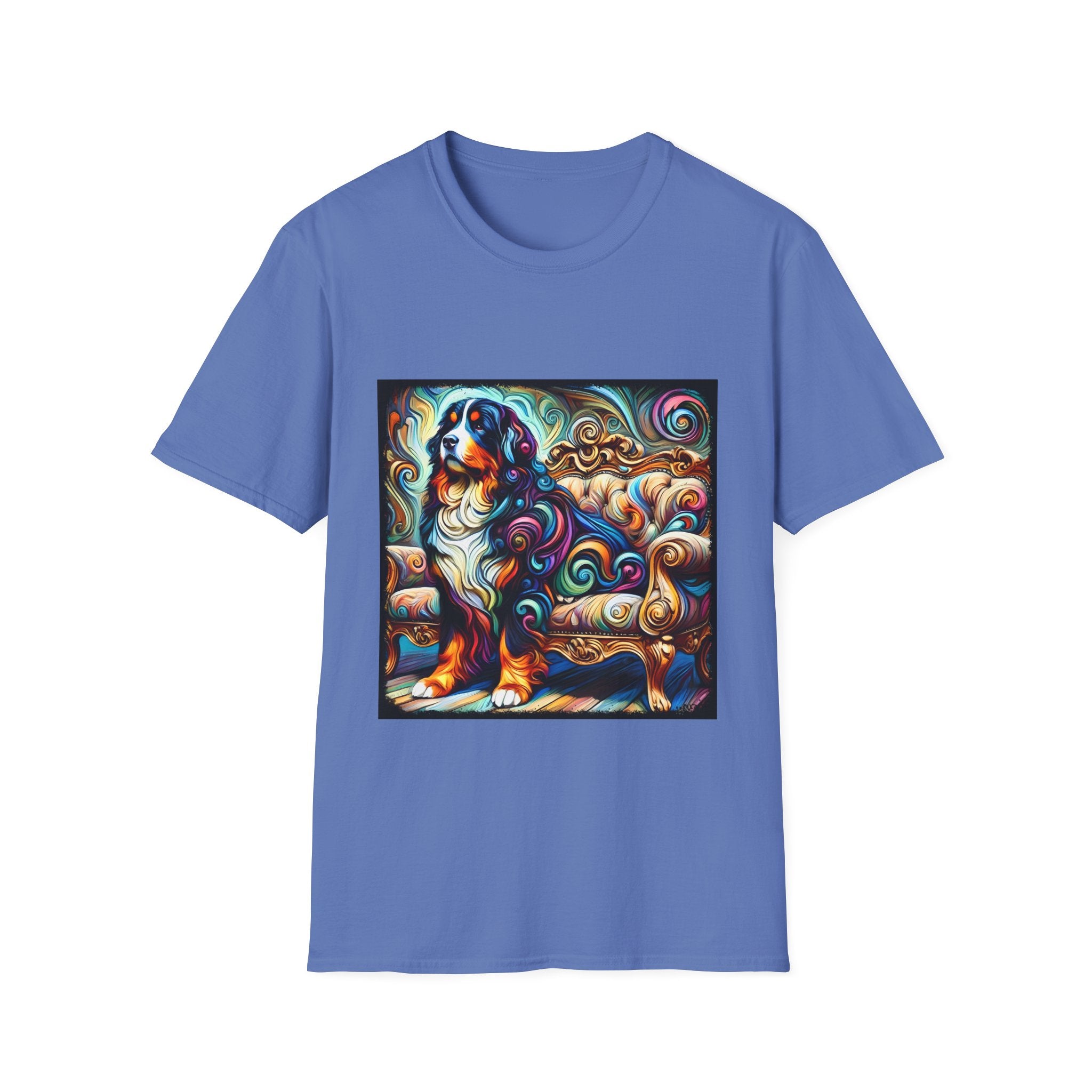 Bernese Mountain Dog Majestic Swirl | Unisex Dog T-Shirt