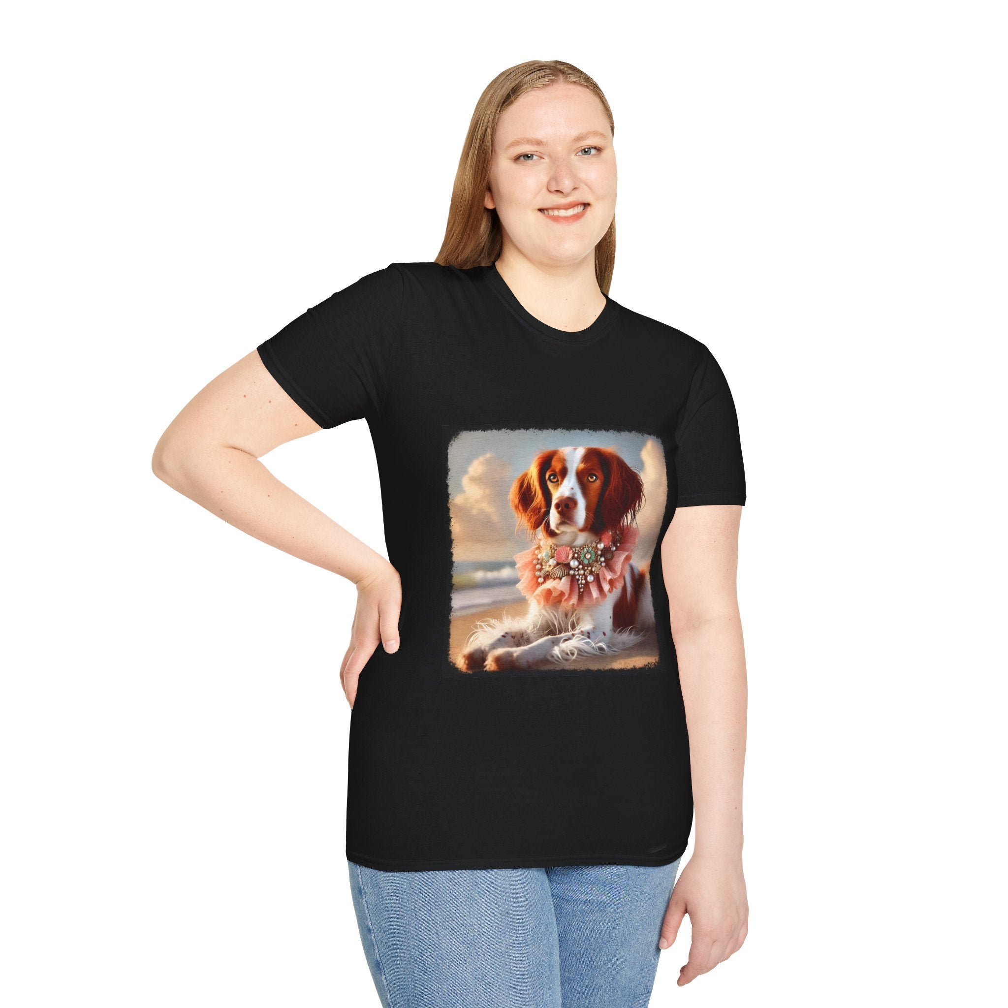 Brittany Beach Beauty | Unisex Dog T-Shirt