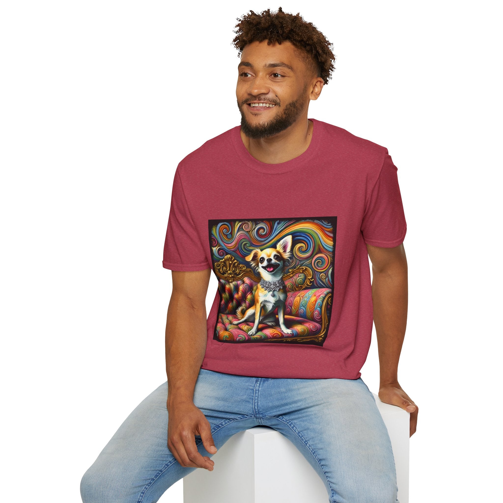 Chihuahua Blissful Swirl | Unisex Dog T-Shirt