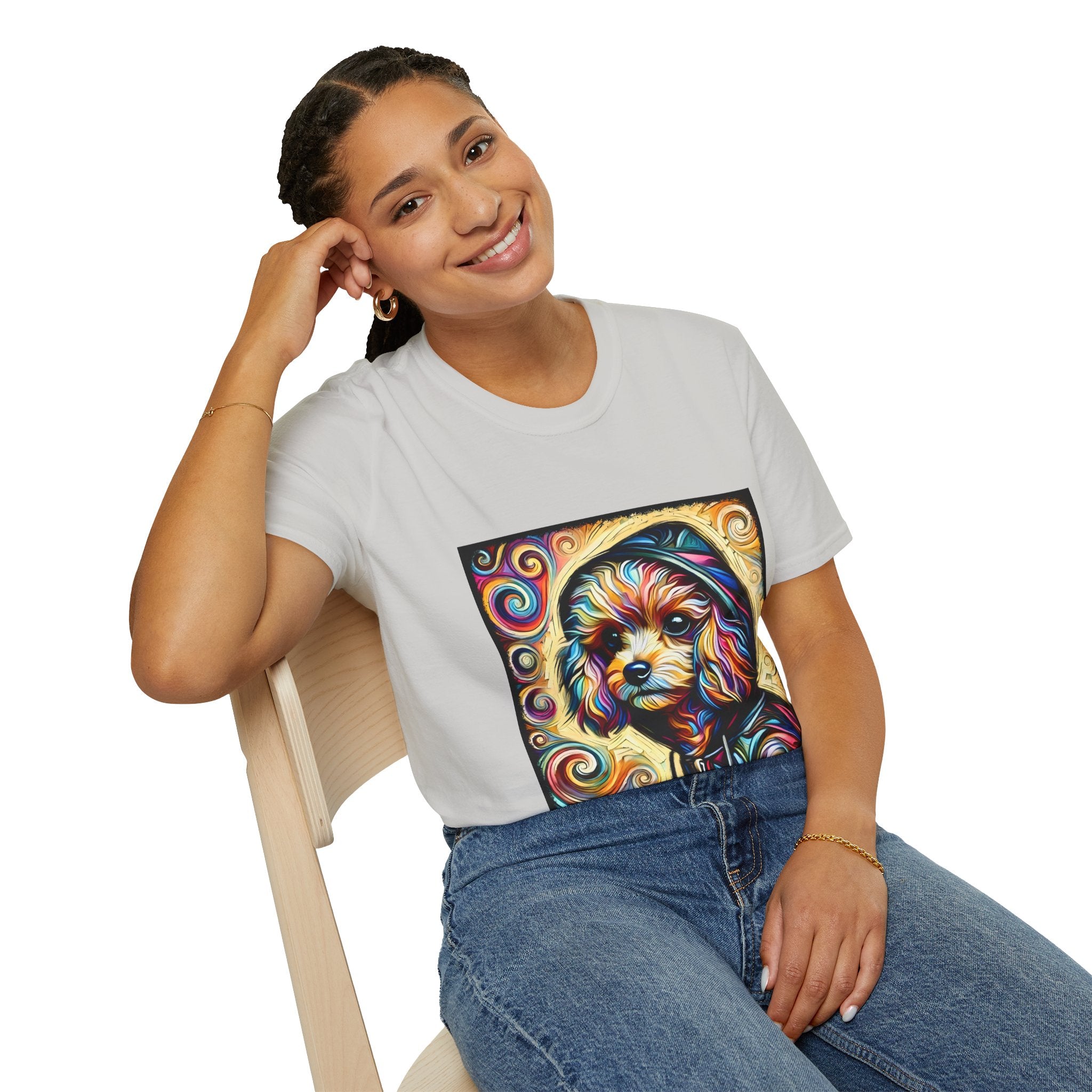 Poodle Chill Swirl | Unisex Dog T-Shirt