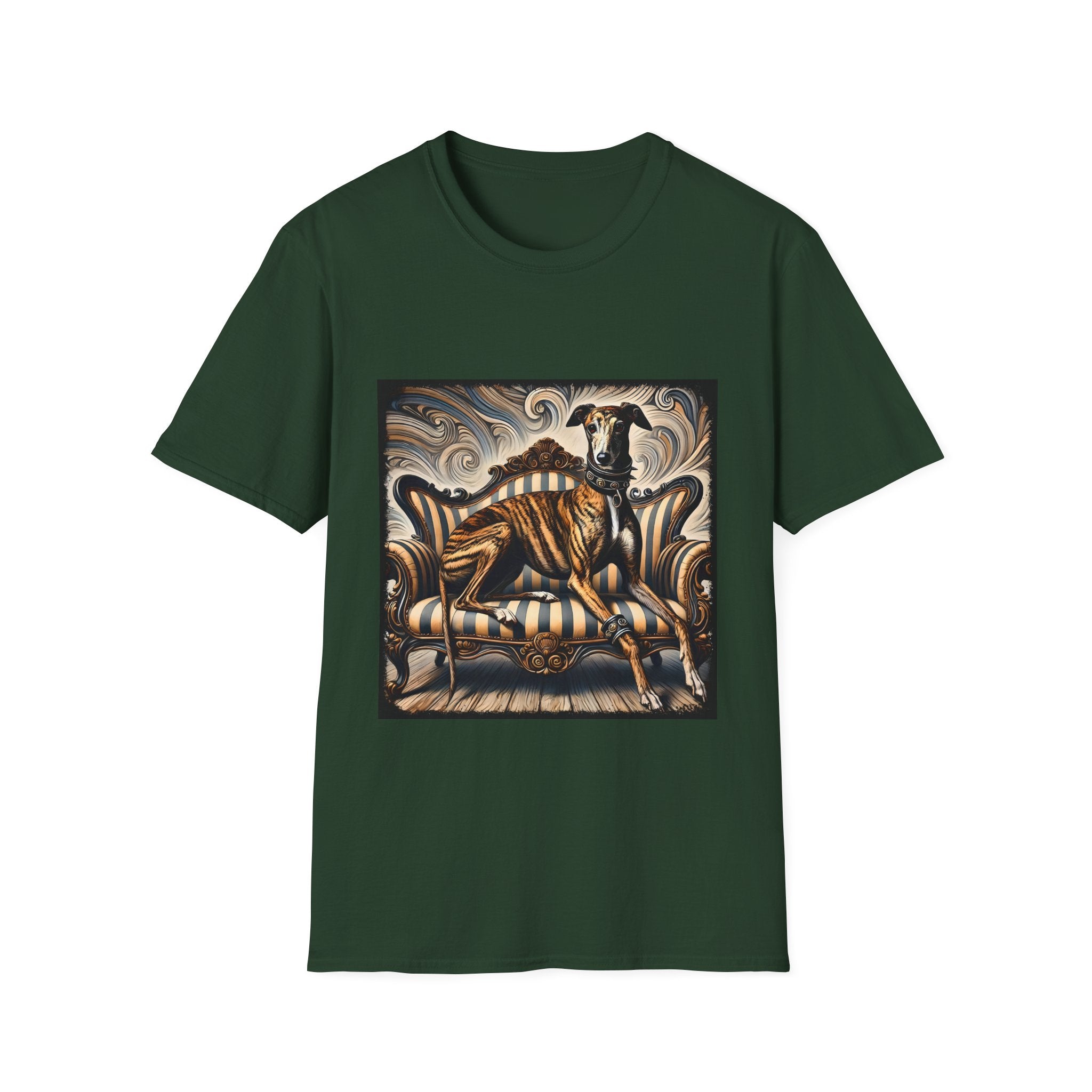 Greyhound Brindle Rocker | Unisex Dog T-Shirt