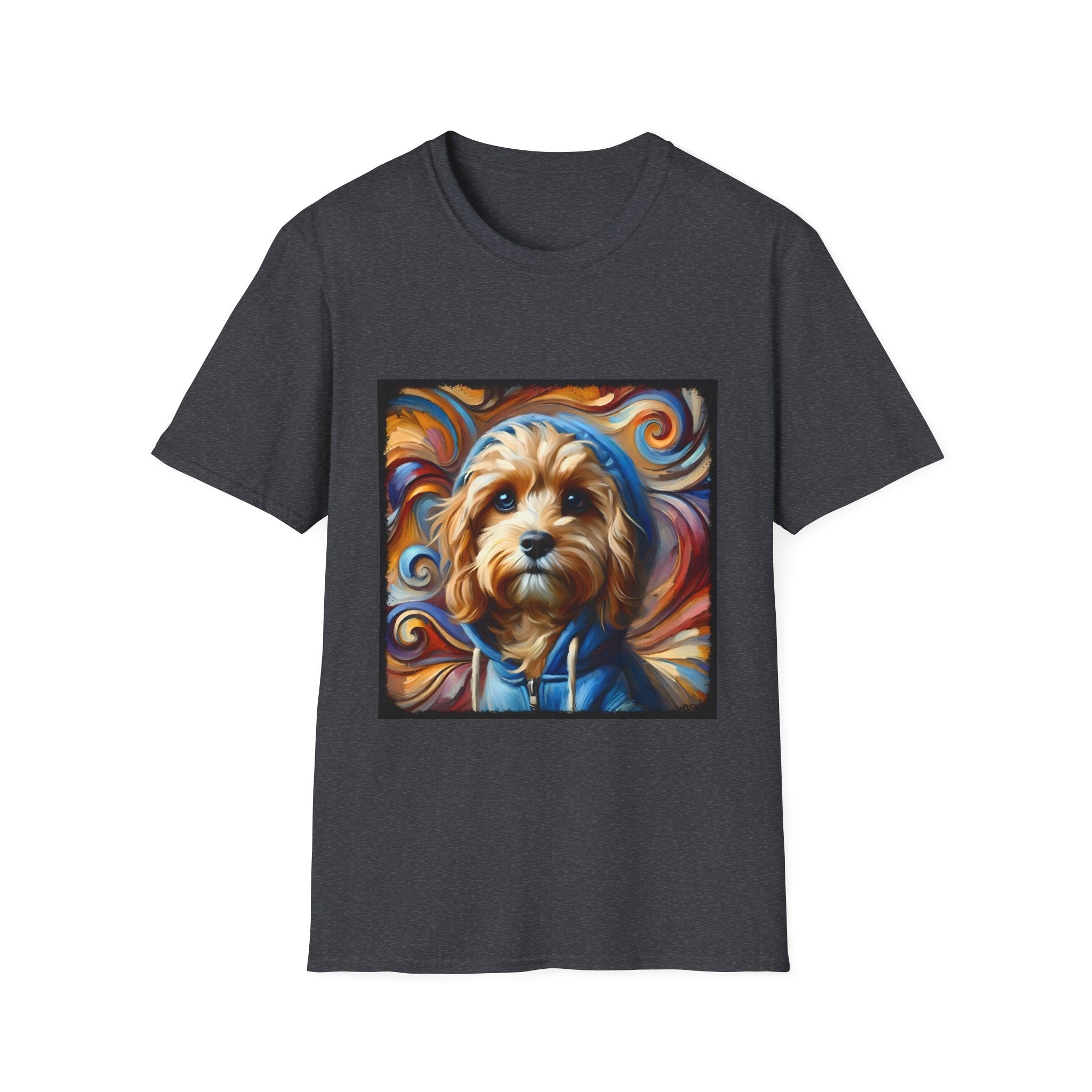 Cavapoo Blue Hoodie Swirl | Unisex Dog T-Shirt