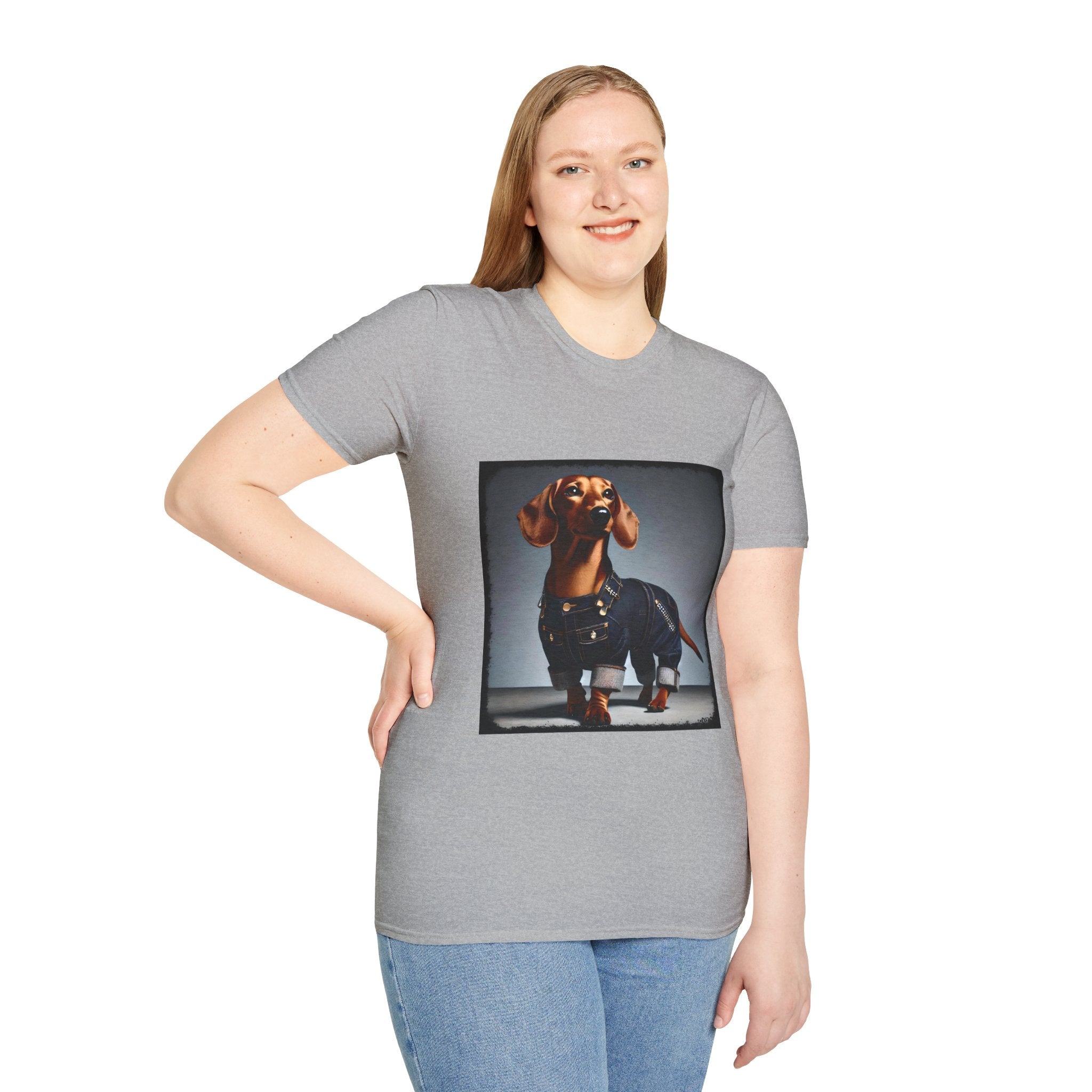 Dachshund Denim Dream | Unisex Dog T-Shirt