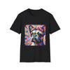 French Bulldog Rose Crown Swirl | Unisex Dog T-Shirt