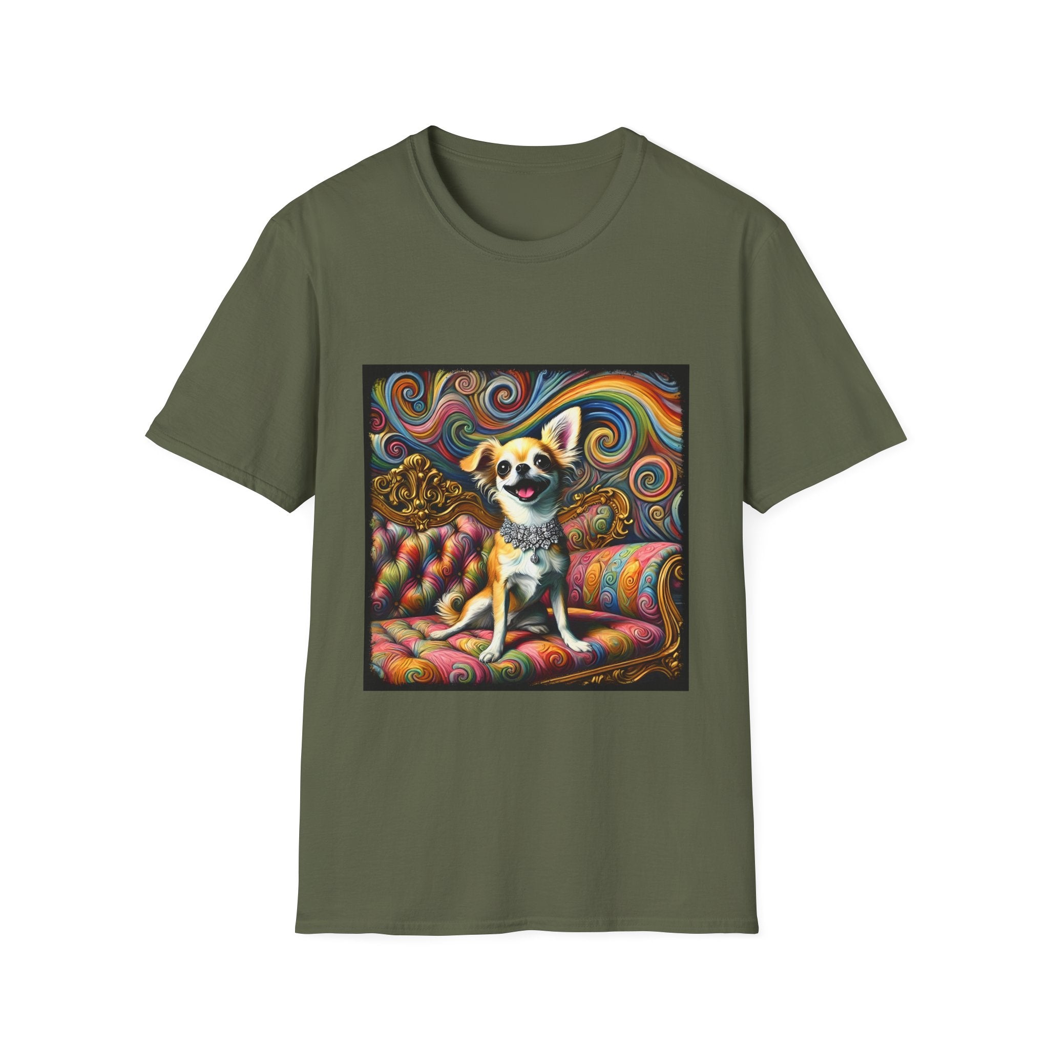 Chihuahua Blissful Swirl | Unisex Dog T-Shirt