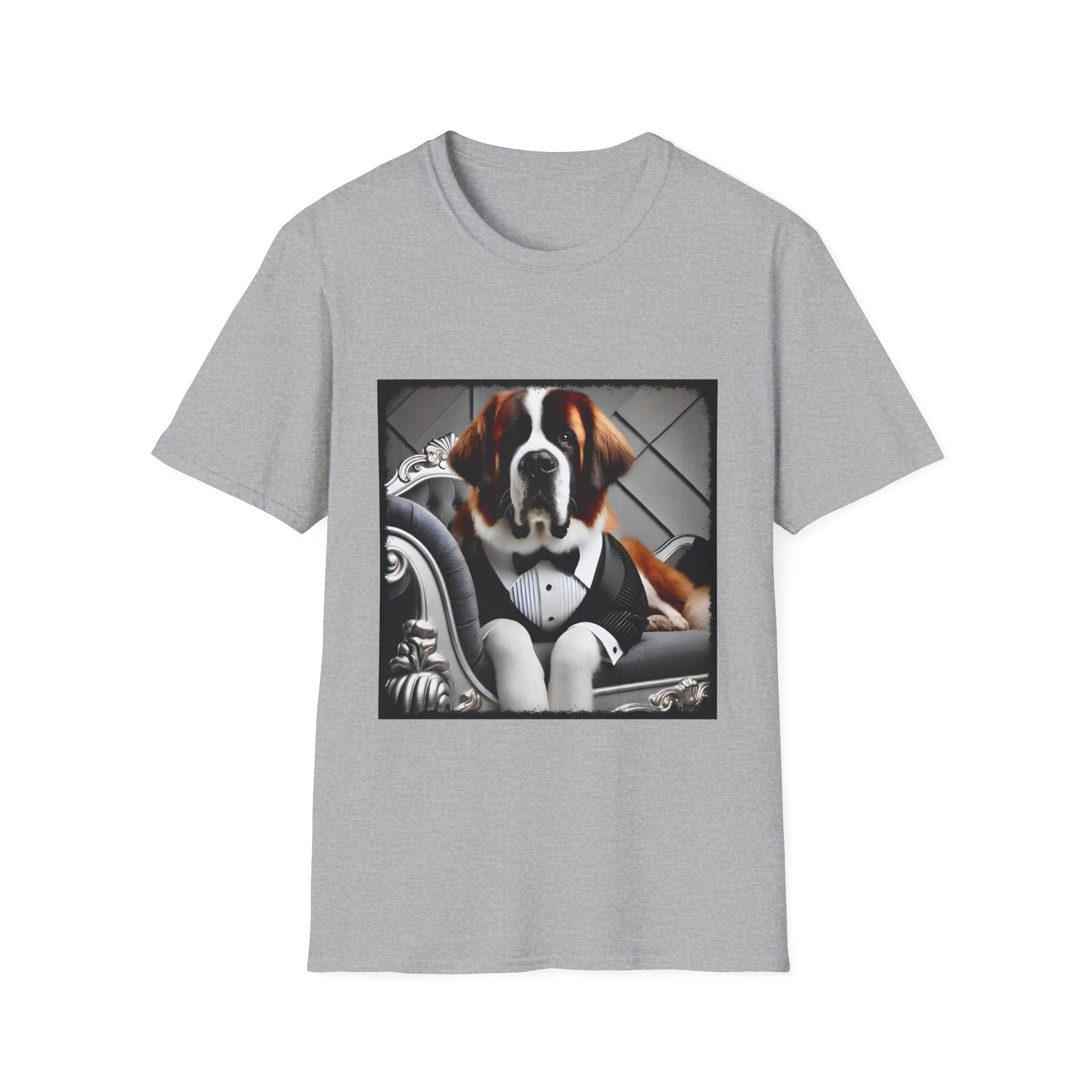 Saint Bernard Plush Pupstar | Unisex Dog T-Shirt