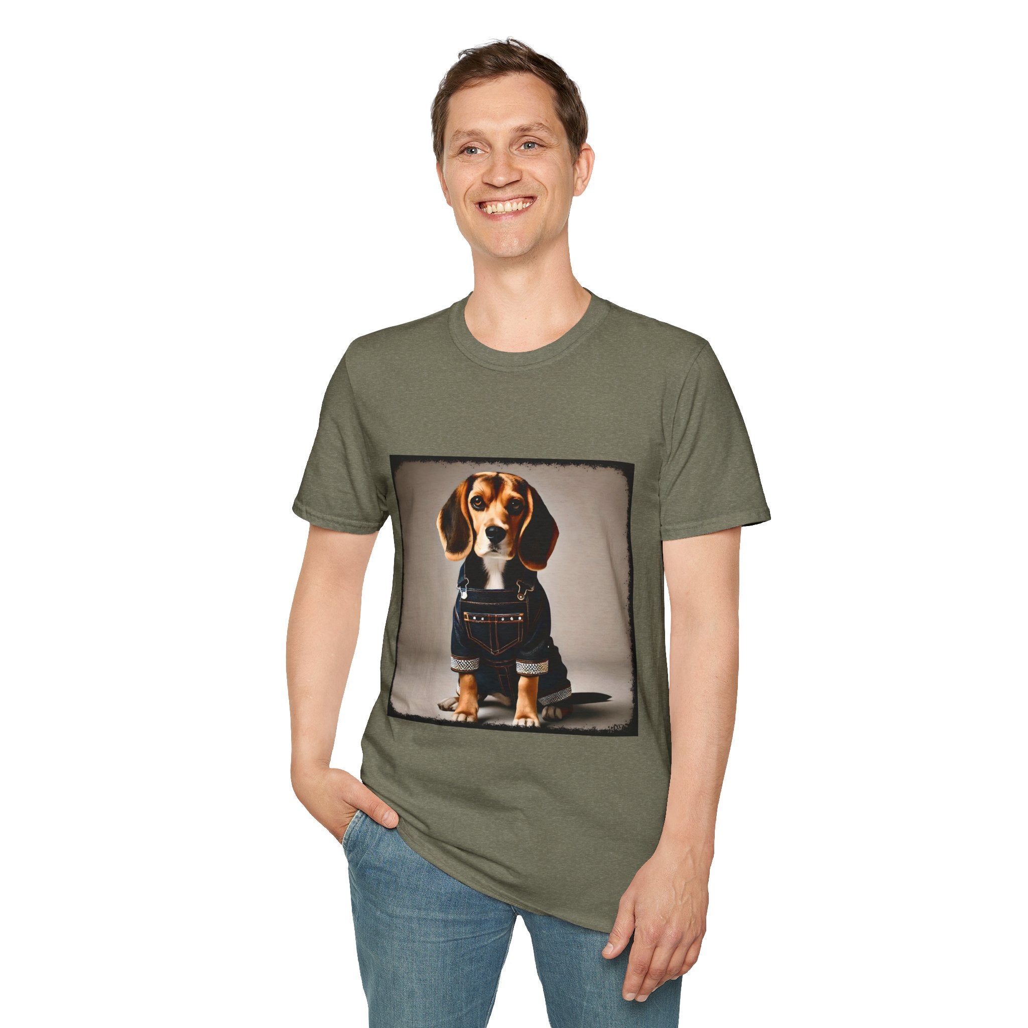 Beagle Denim Dream | Unisex Dog T-Shirt