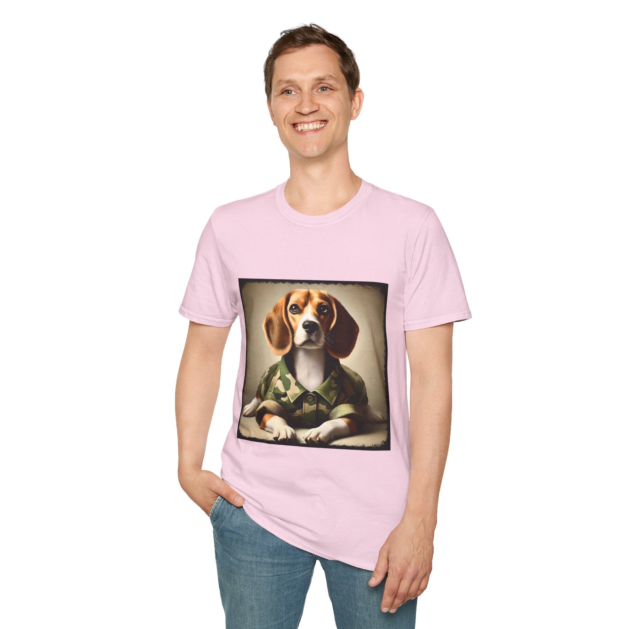 Beagle Camo Comrade | Unisex Dog T-Shirt