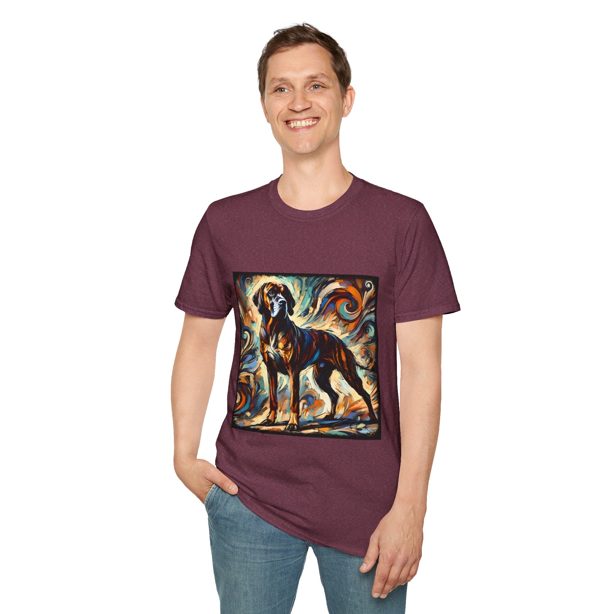 Coonhound Warm Swirl | Unisex Dog T-Shirt