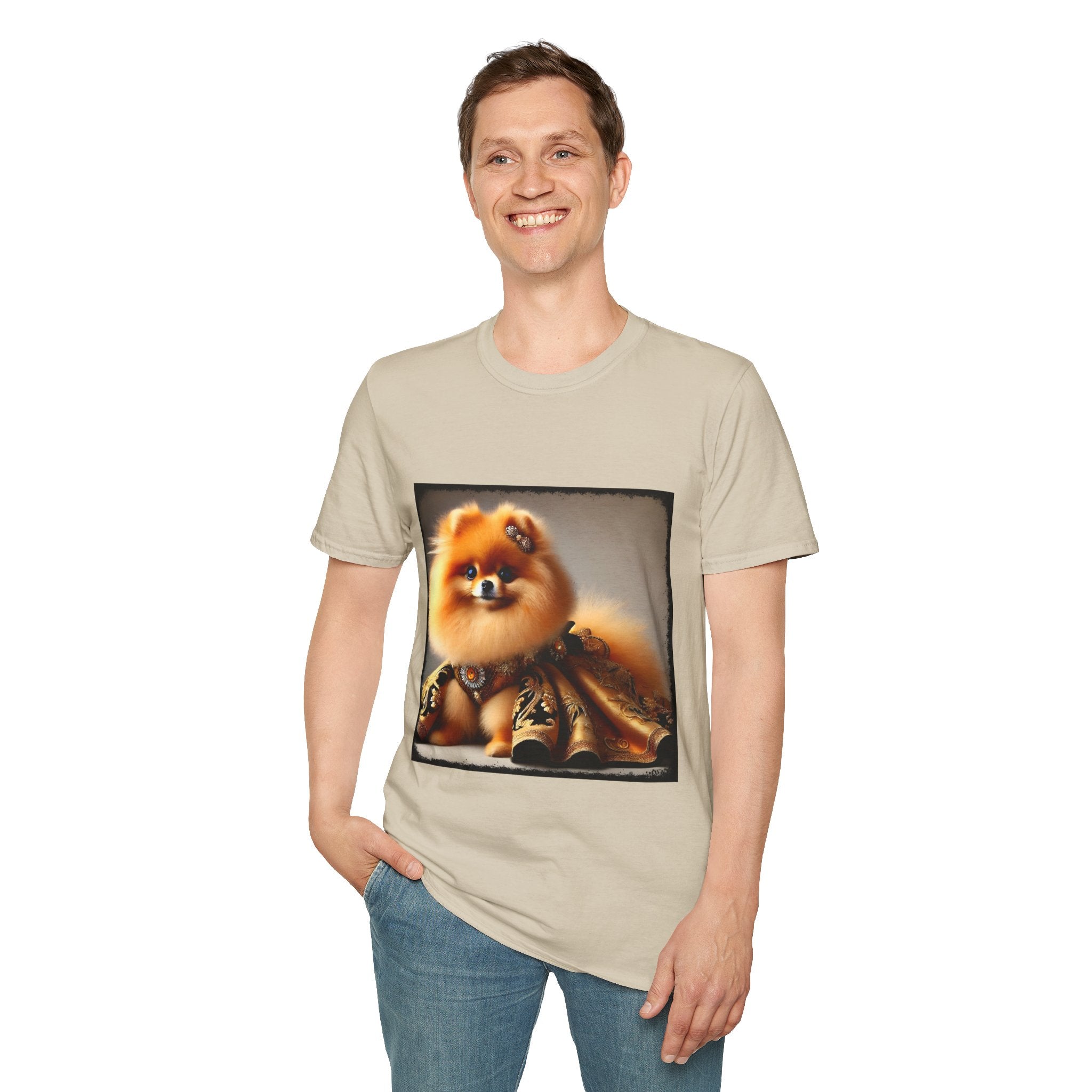 Pomeranian Golden Gal | Unisex Dog T-Shirt