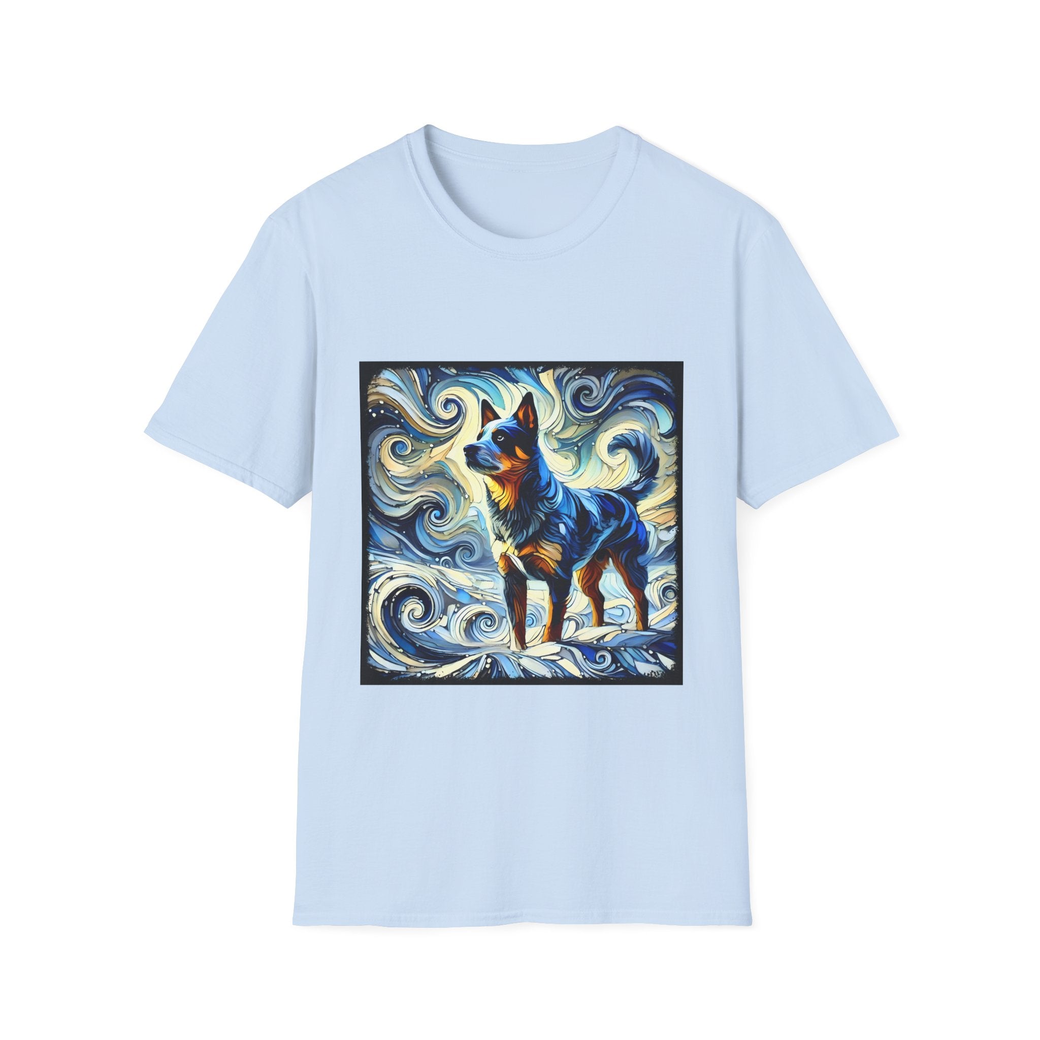 Australian Cattle Dog Blue Swirl | Unisex Dog T-Shirt