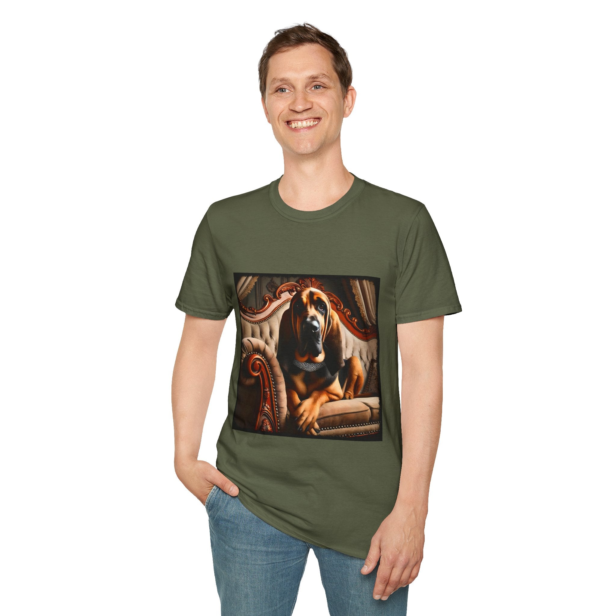 Bloodhound Posh Princess | Unisex Dog T-Shirt