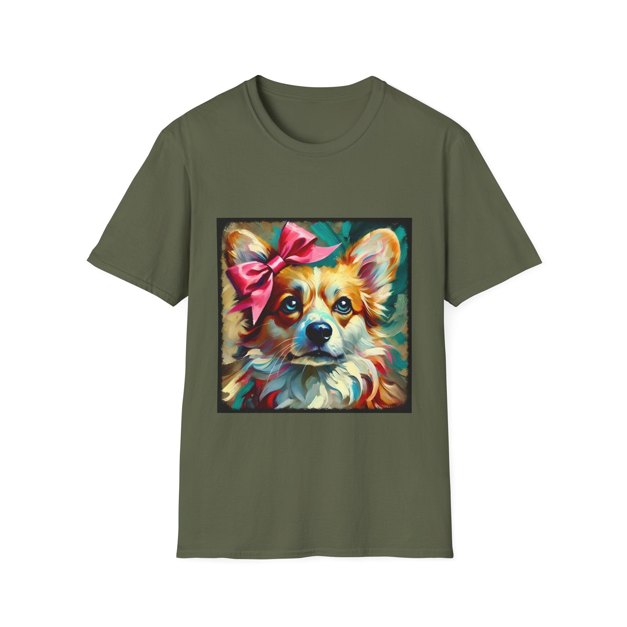 Pembroke Welsh Corgi Teal Classic | Unisex Dog T-Shirt