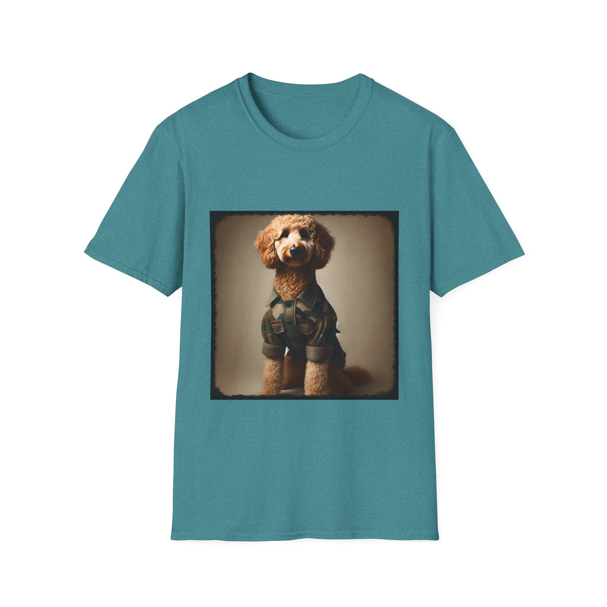Goldendoodle Green Camo Cutie | Unisex Dog T-Shirt