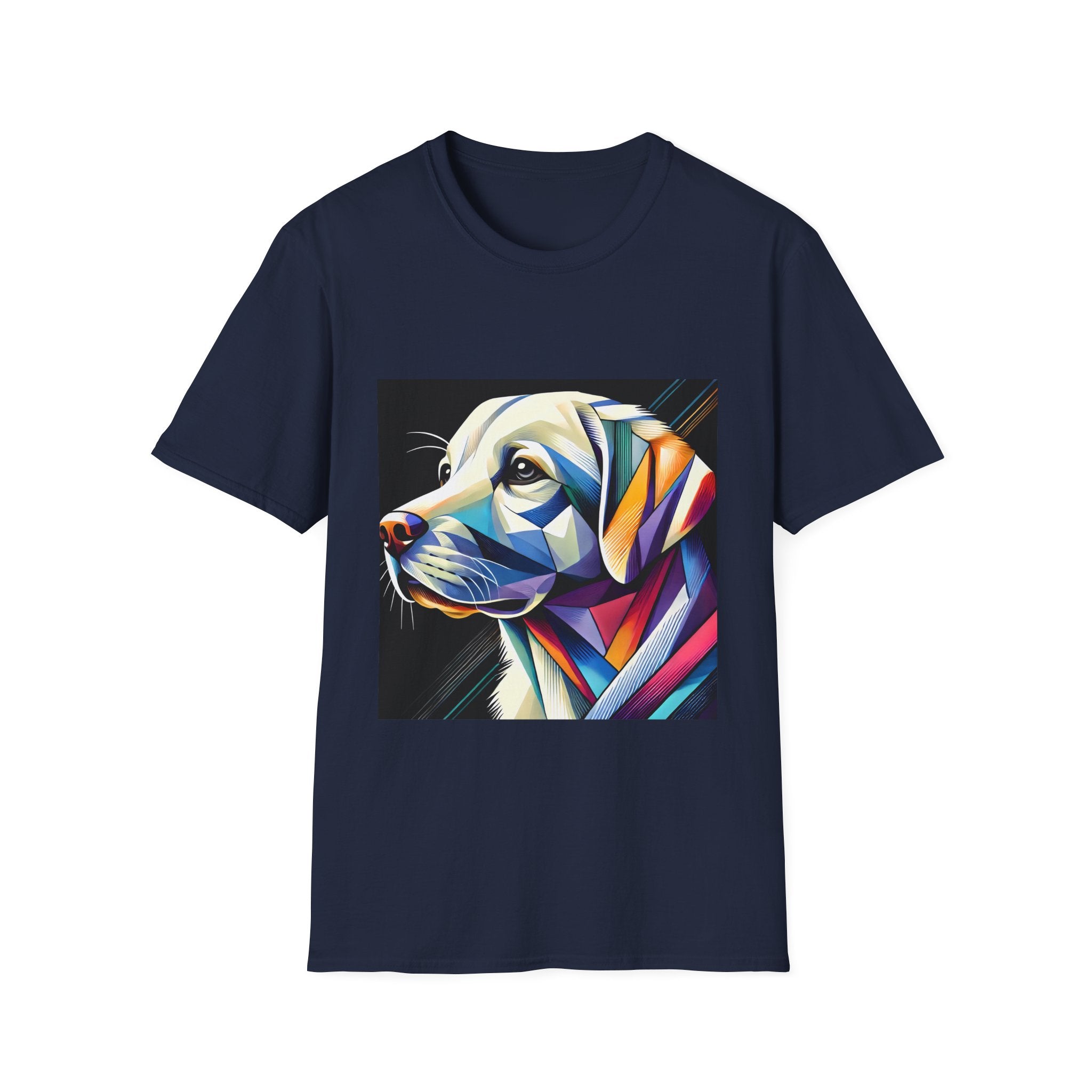 Labrador Retriever Multicolor Geometric | Unisex Dog T-Shirt