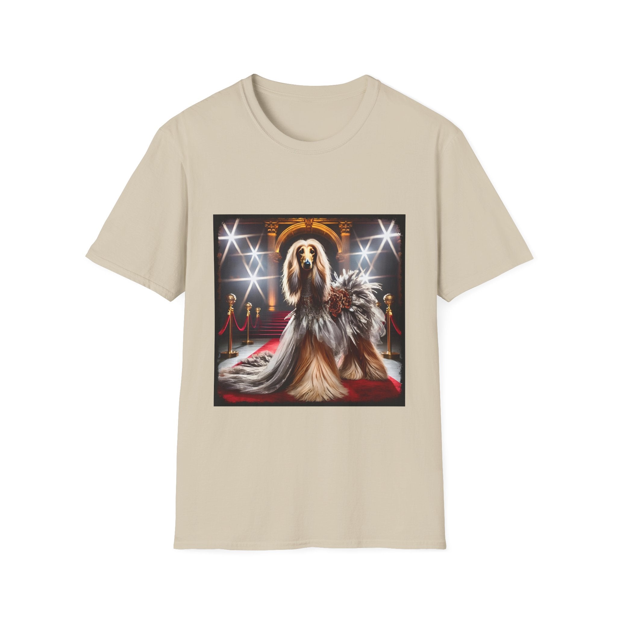 Afghan Hound Spotlight Siren | Unisex Dog T-Shirt