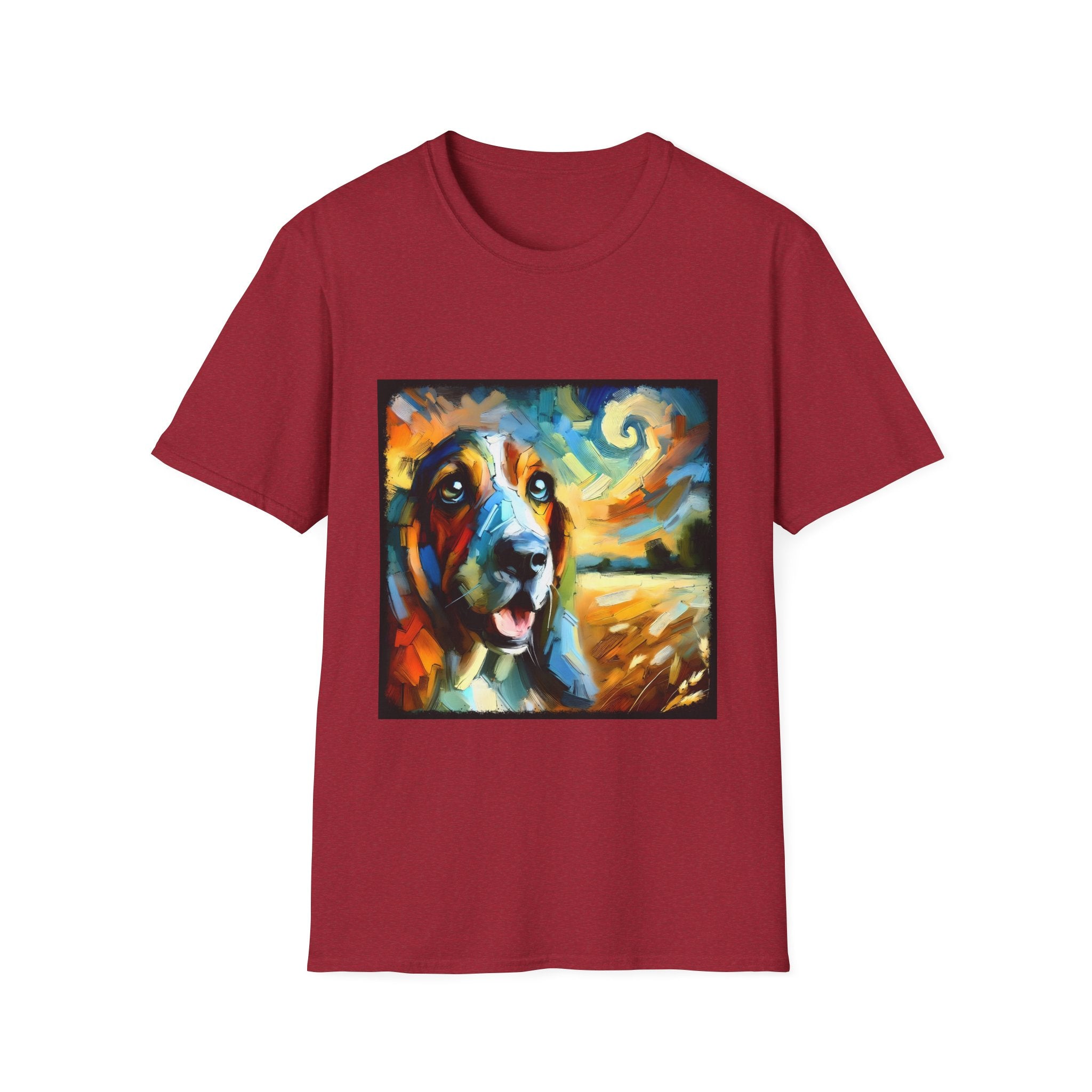 Basset Hound Sun Swirl | Unisex Dog T-Shirt