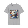 Sheepadoodle Blue Hoodie Swirl | Unisex Dog T-Shirt
