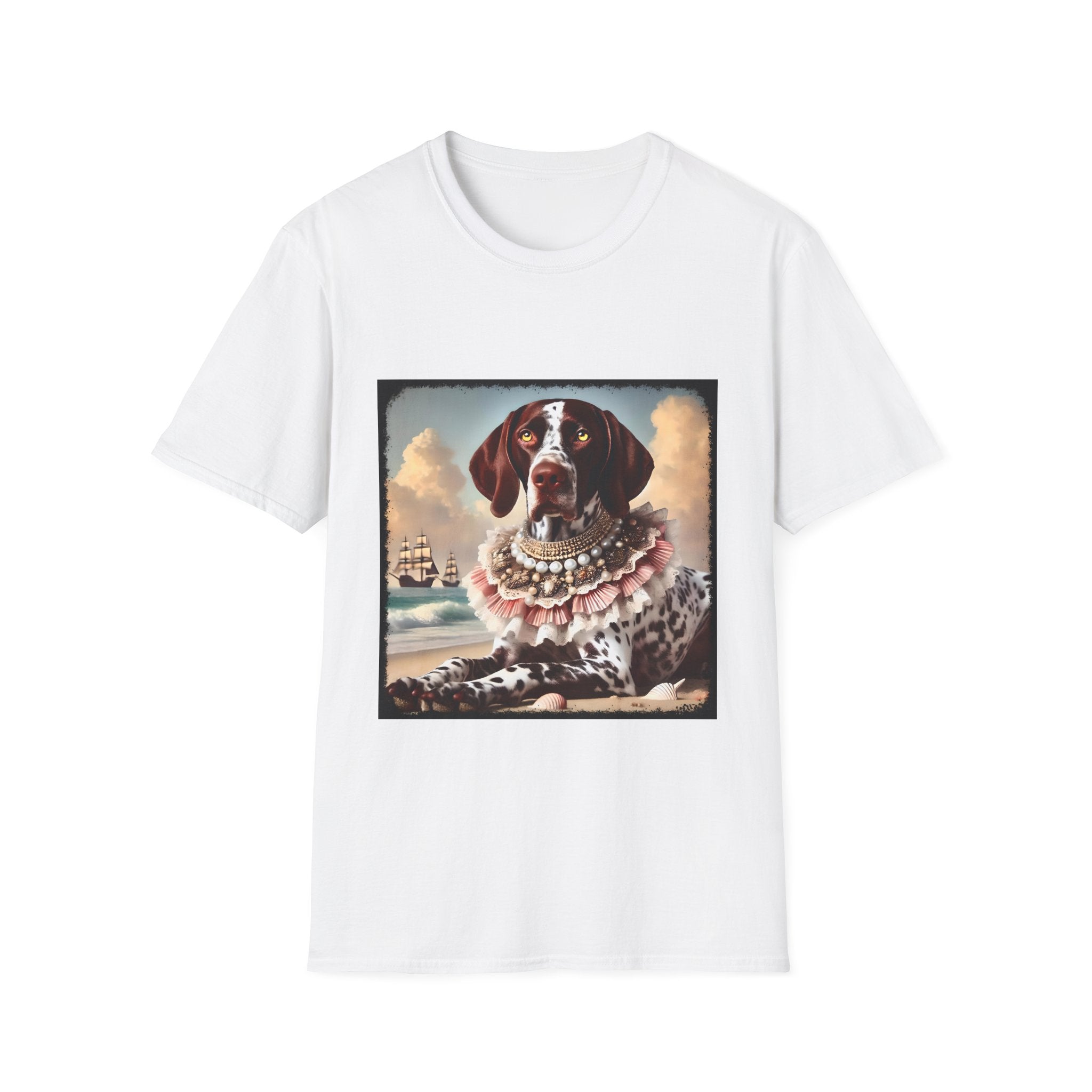 German Shorthaired Pointer Beach Beauty | Unisex Dog T-Shirt