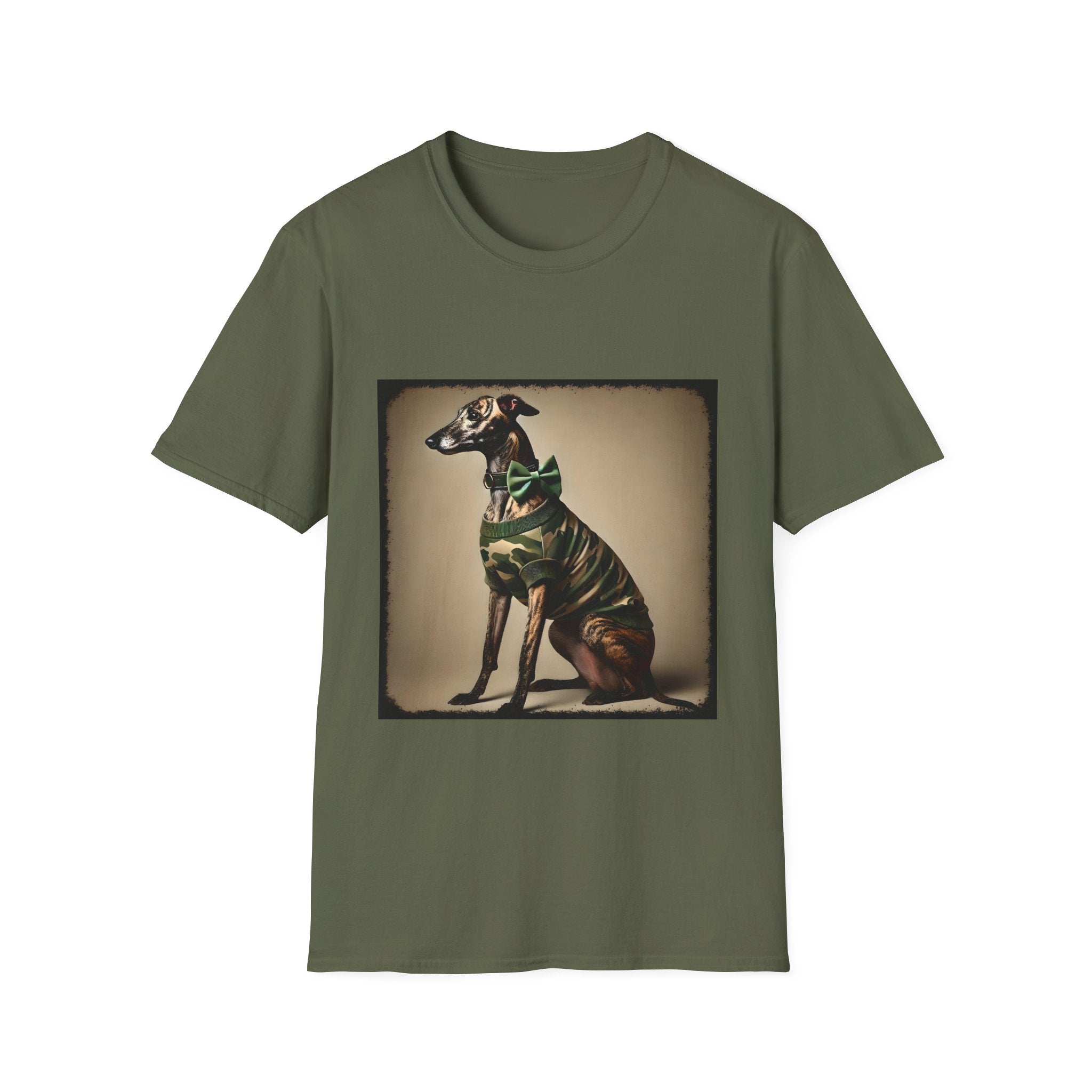 Greyhound Brindle Camo Cutie | Unisex Dog T-Shirt