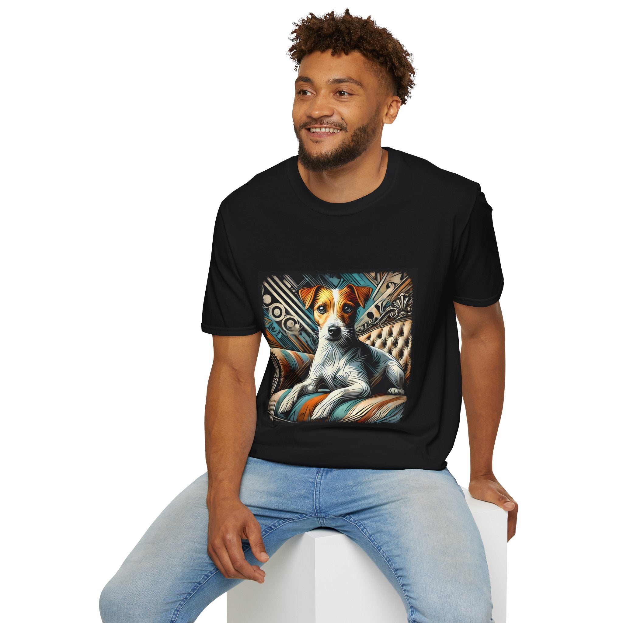 Jack Russell Terrier Warm Rebel | Unisex Dog T-Shirt
