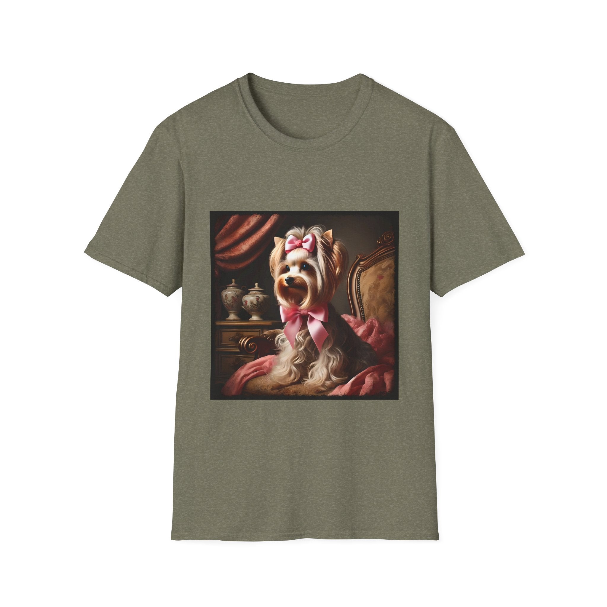 Yorkshire Terrier Pink Bow Princess | Unisex Dog T-Shirt