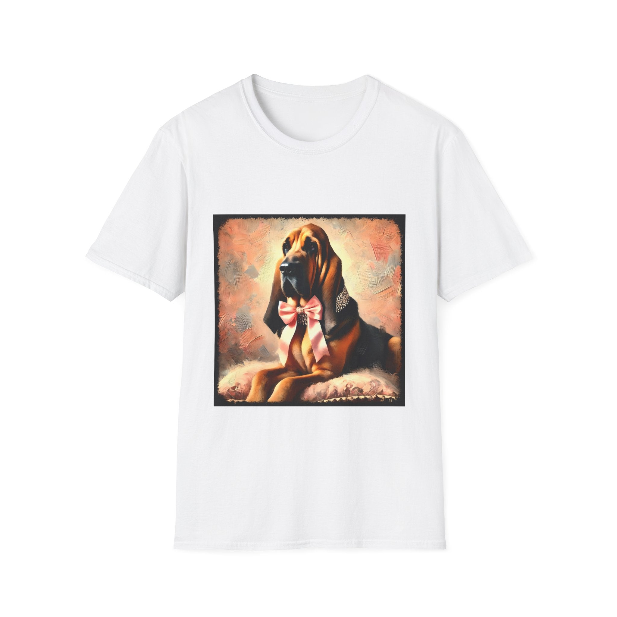 Bloodhound Poised Classic | Unisex Dog T-Shirt