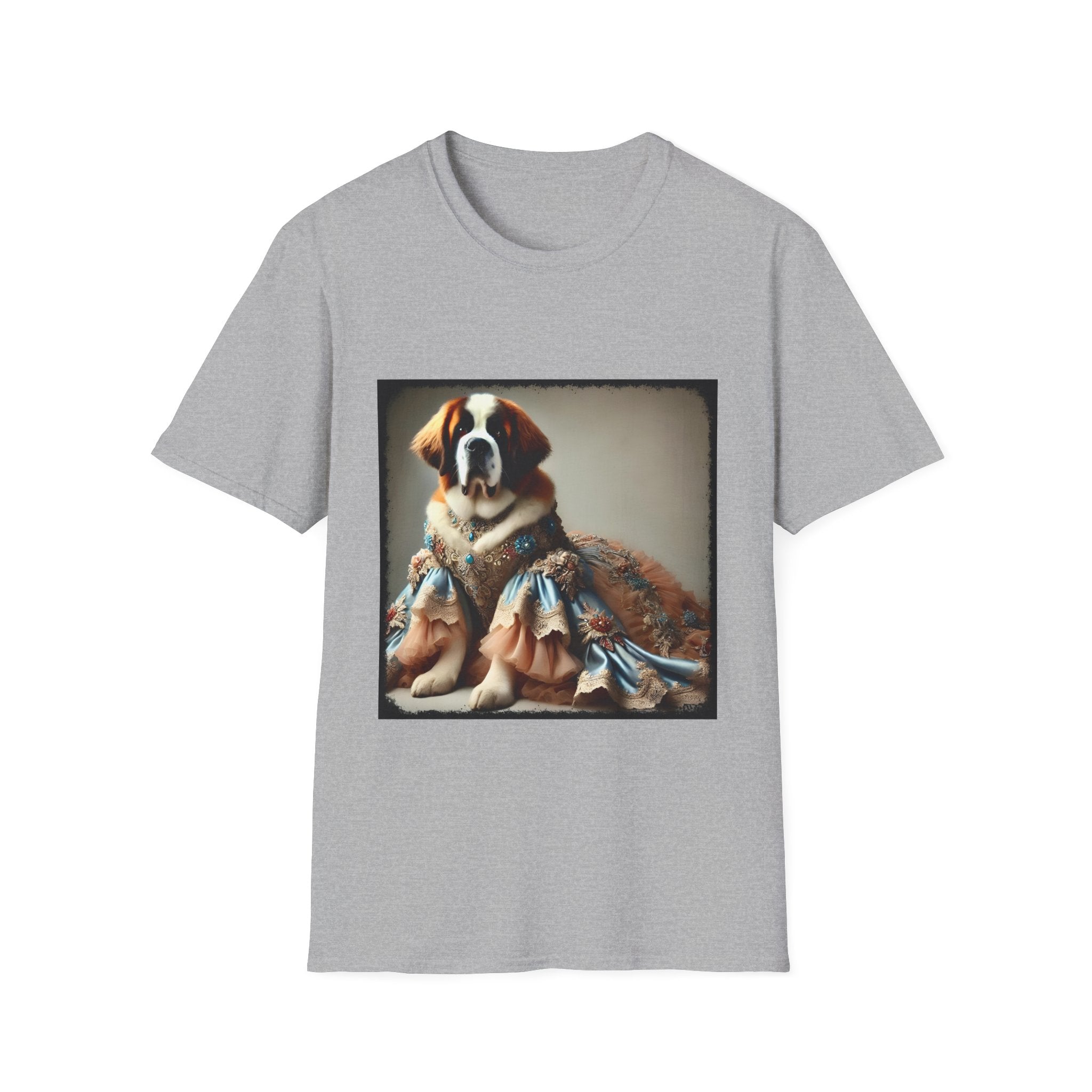 Saint Bernard Pawsh Portrait | Unisex Dog T-Shirt
