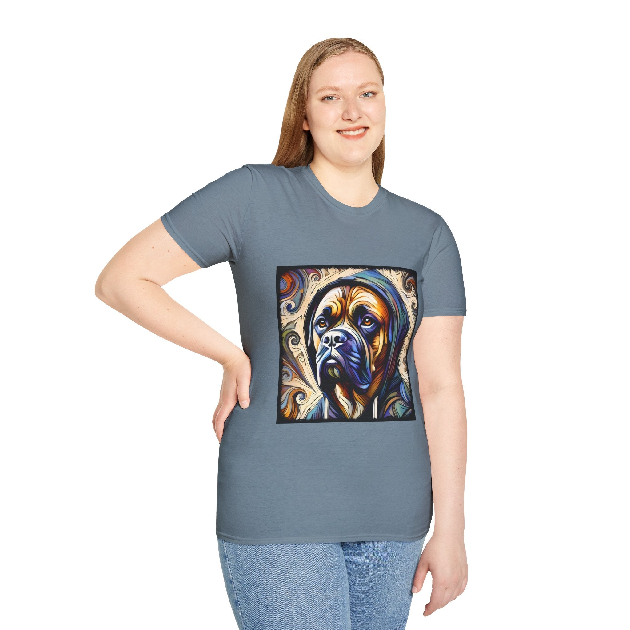 Bullmastiff Relaxed Swirl | Unisex Dog T-Shirt