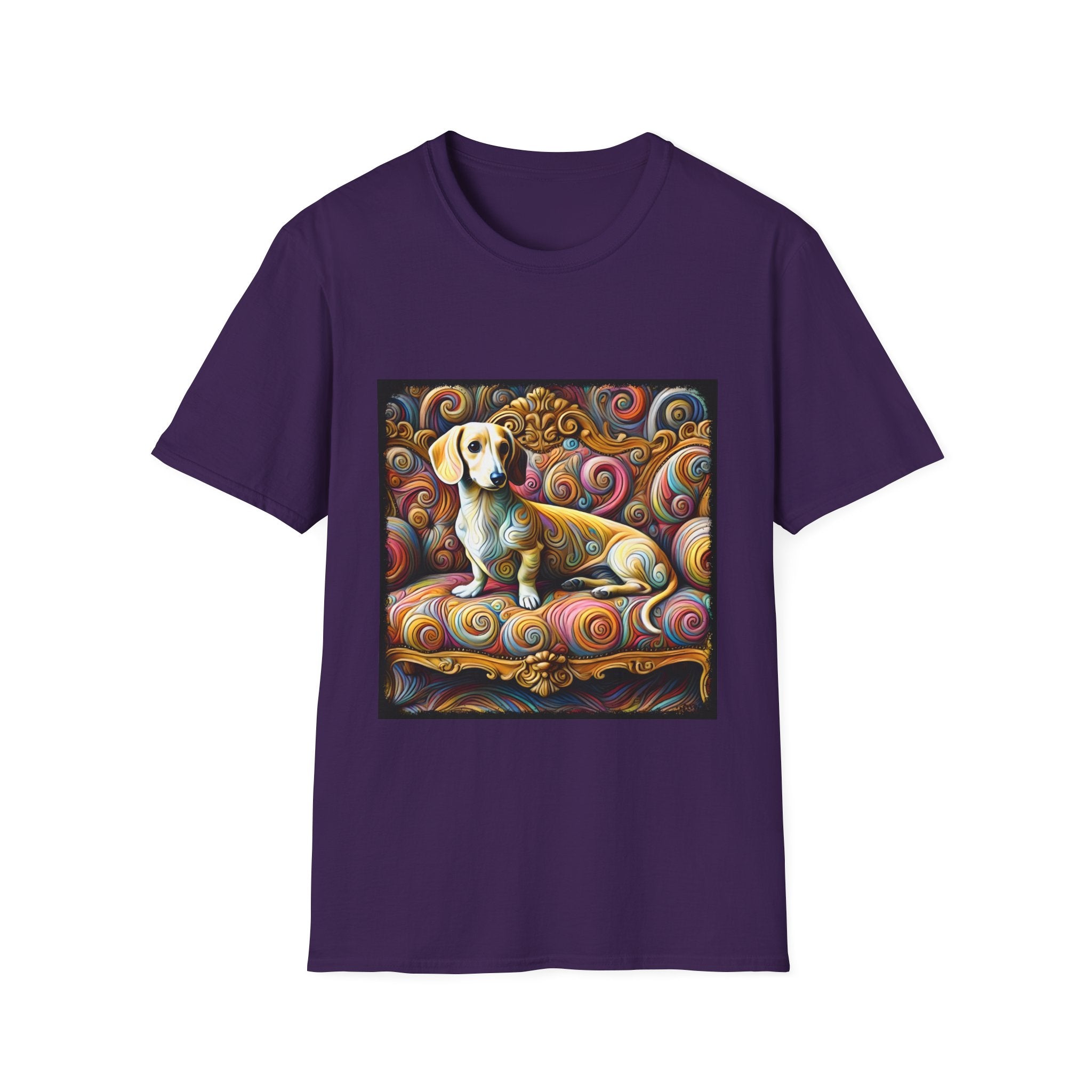 Dachshund Exquisite Swirl | Unisex Dog T-Shirt