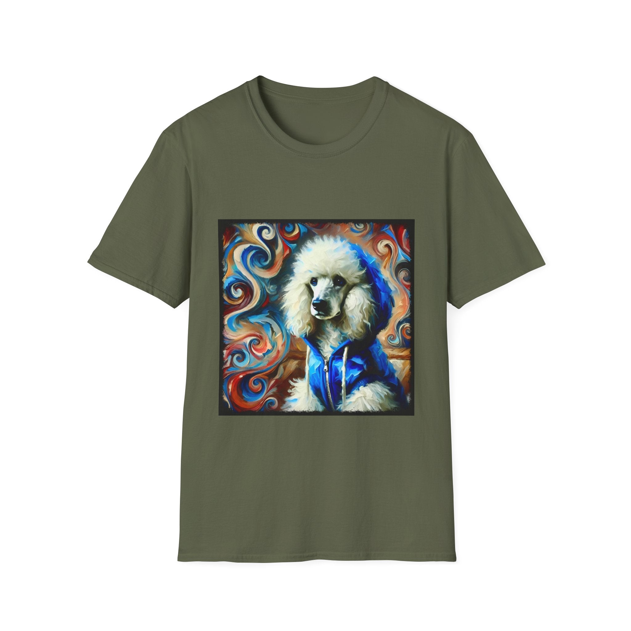 Poodle Street Style Swirl | Unisex Dog T-Shirt