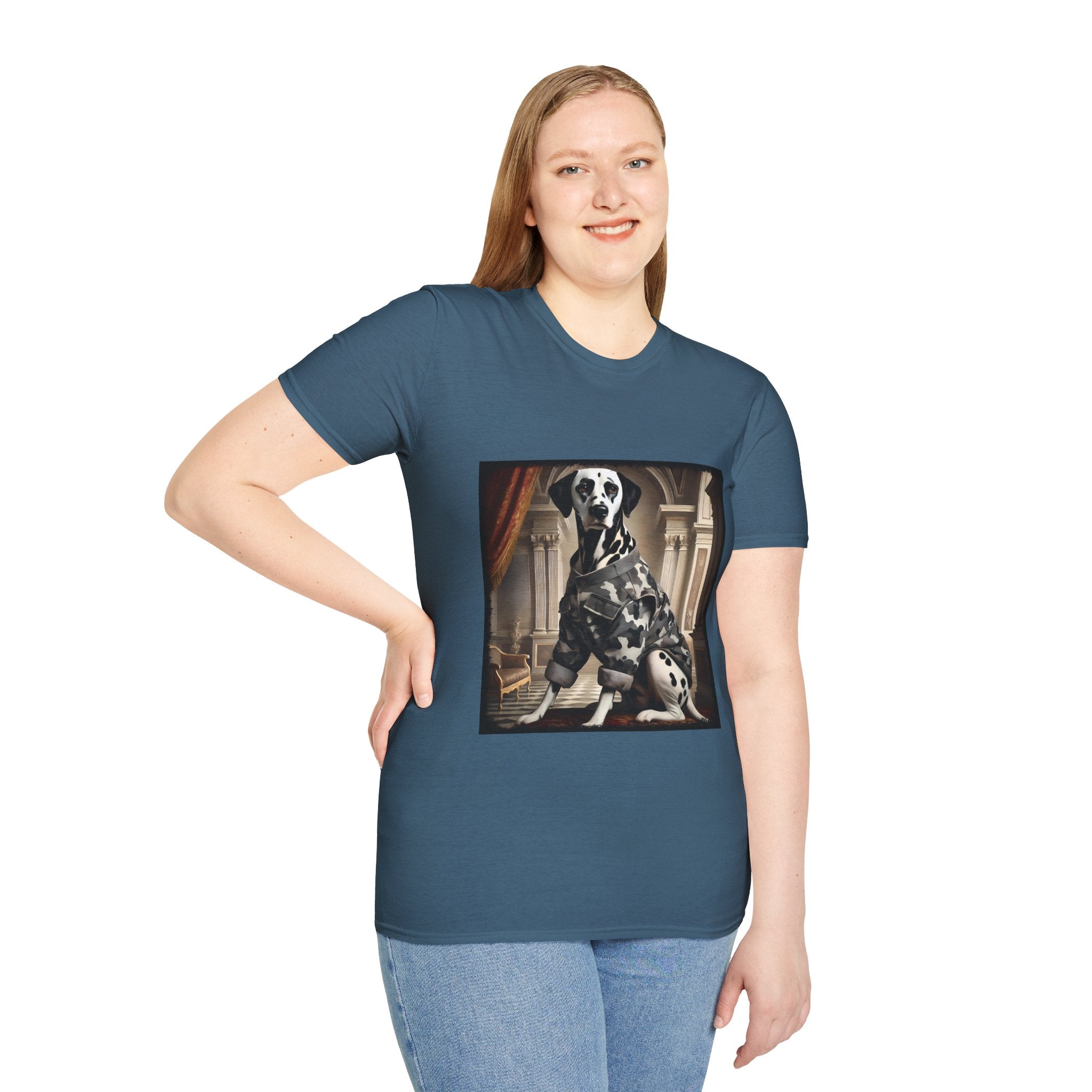 Dalmatian Camo Cutie | Unisex Dog T-Shirt