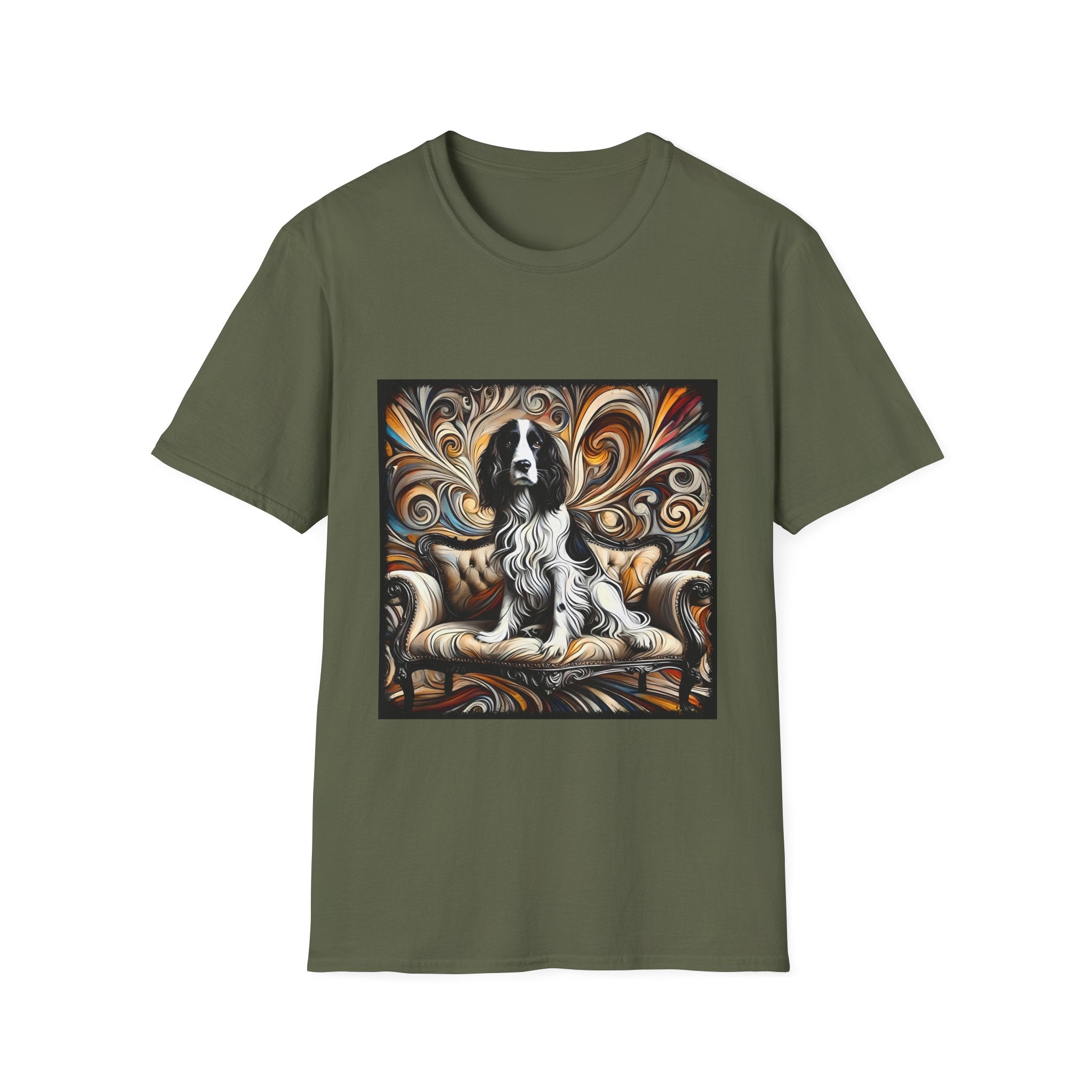 English Springer Spaniel Warm Swirl | Unisex Dog T-Shirt