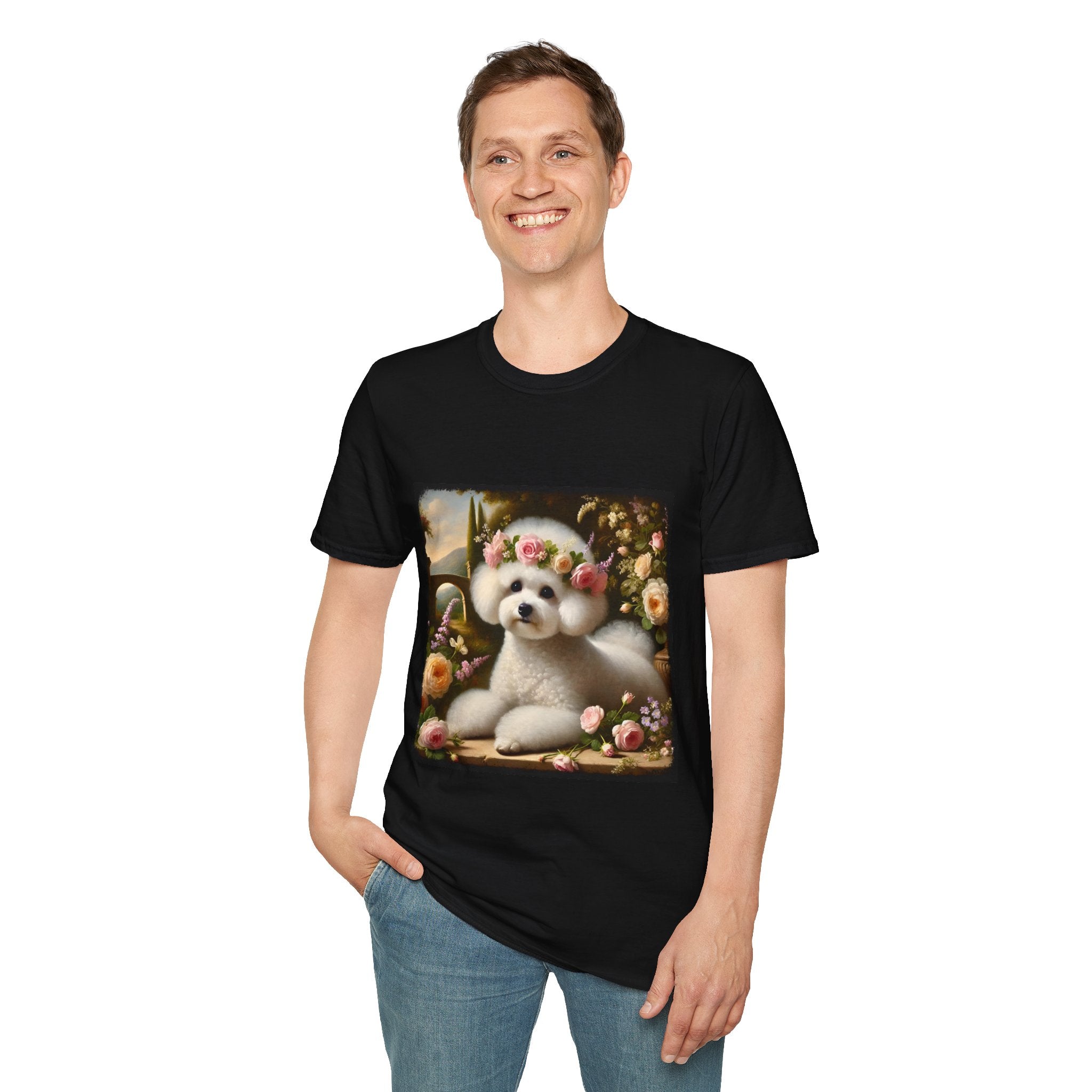Bichon Frise Botanical Beauty | Unisex Dog T-Shirt