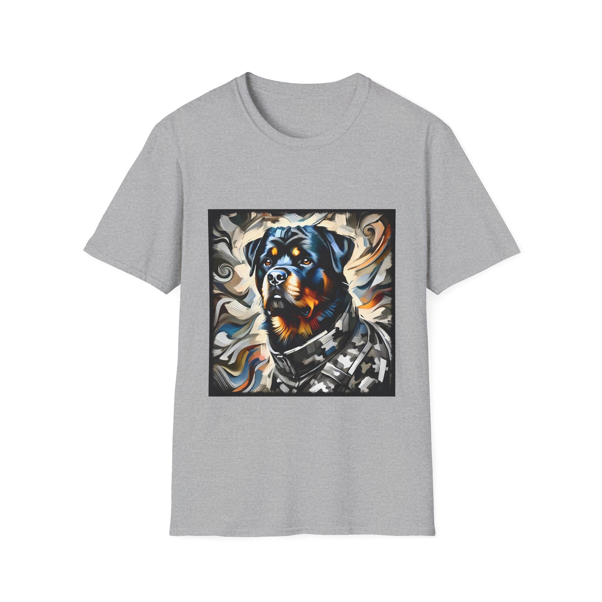 Rottweiler Bold Camo Classic | Unisex Dog T-Shirt