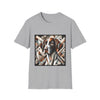 German Shorthaired Pointer Warm Geometric | Unisex Dog T-Shirt
