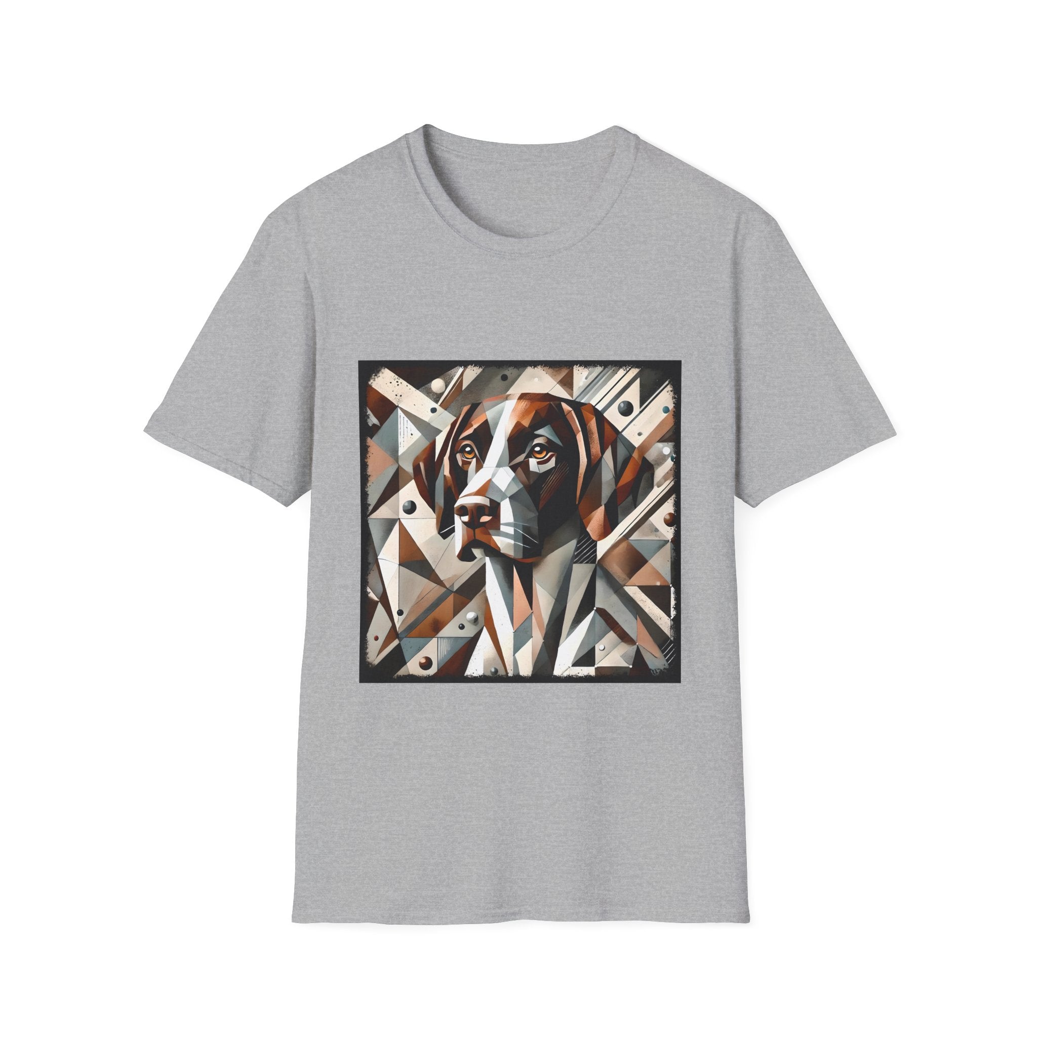 German Shorthaired Pointer Warm Geometric | Unisex Dog T-Shirt