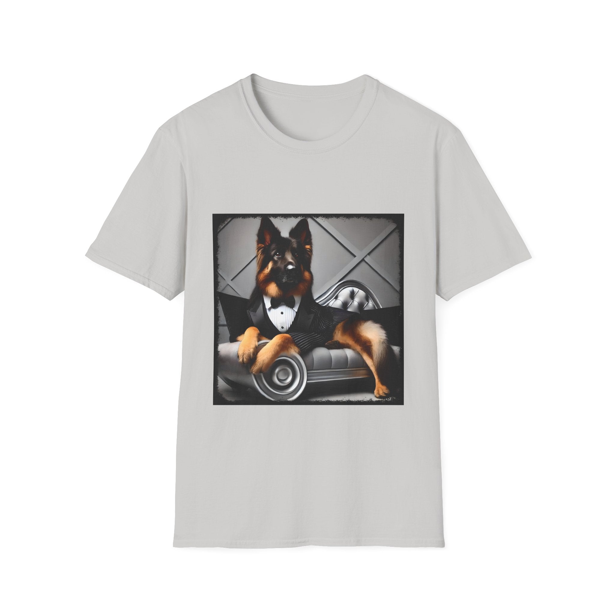 German Shepherd Debonaire Dude | Unisex Dog T-Shirt