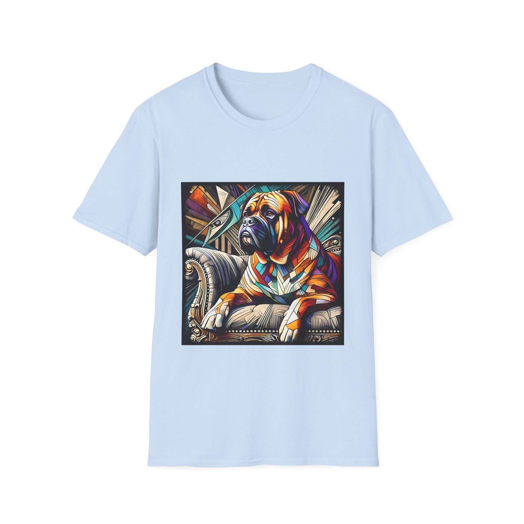 Bullmastiff Vivid Geometric | Unisex Dog T-Shirt