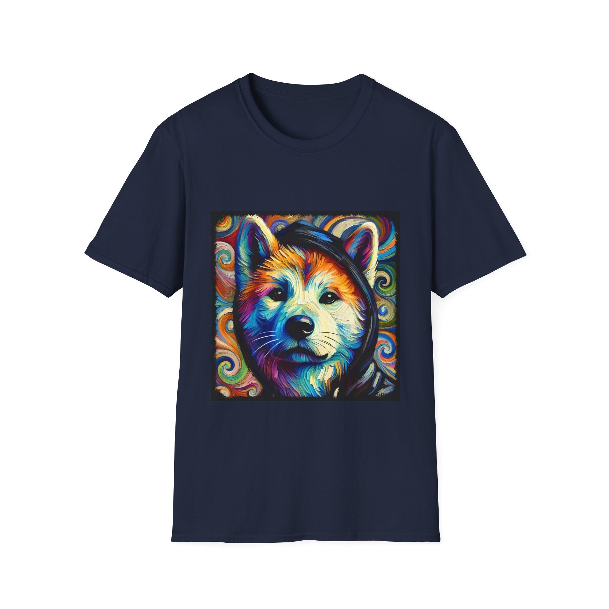 Akita Relaxed Swirl | Unisex Dog T-Shirt