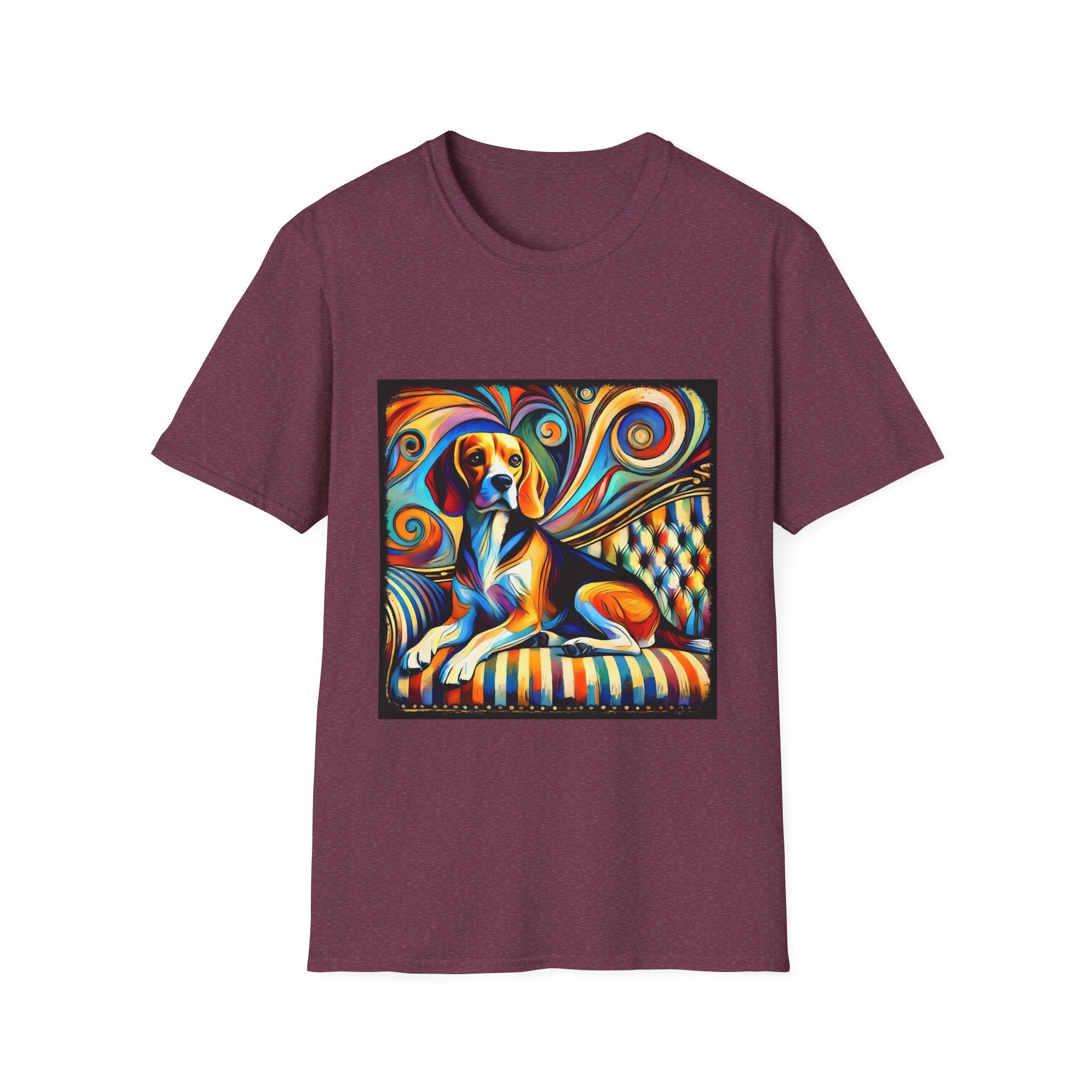 Beagle Vivid Sun Swirl  | Unisex Dog T-Shirt