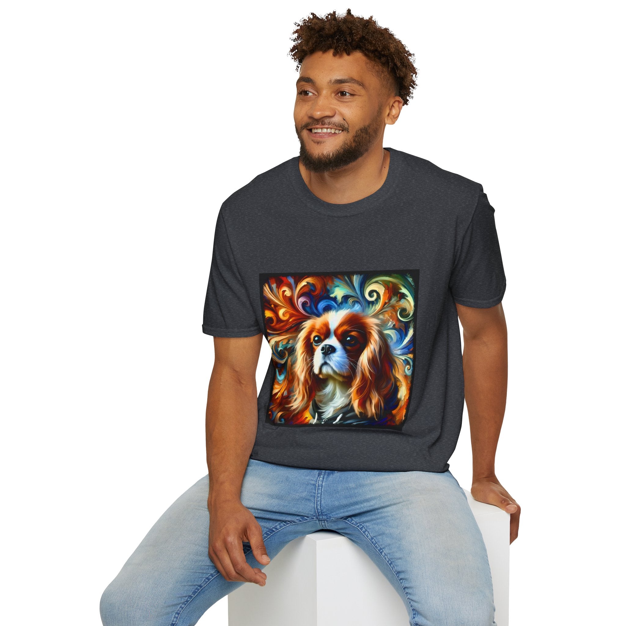 Cavalier King Charles Spaniel Epic Swirl | Unisex Dog T-Shirt