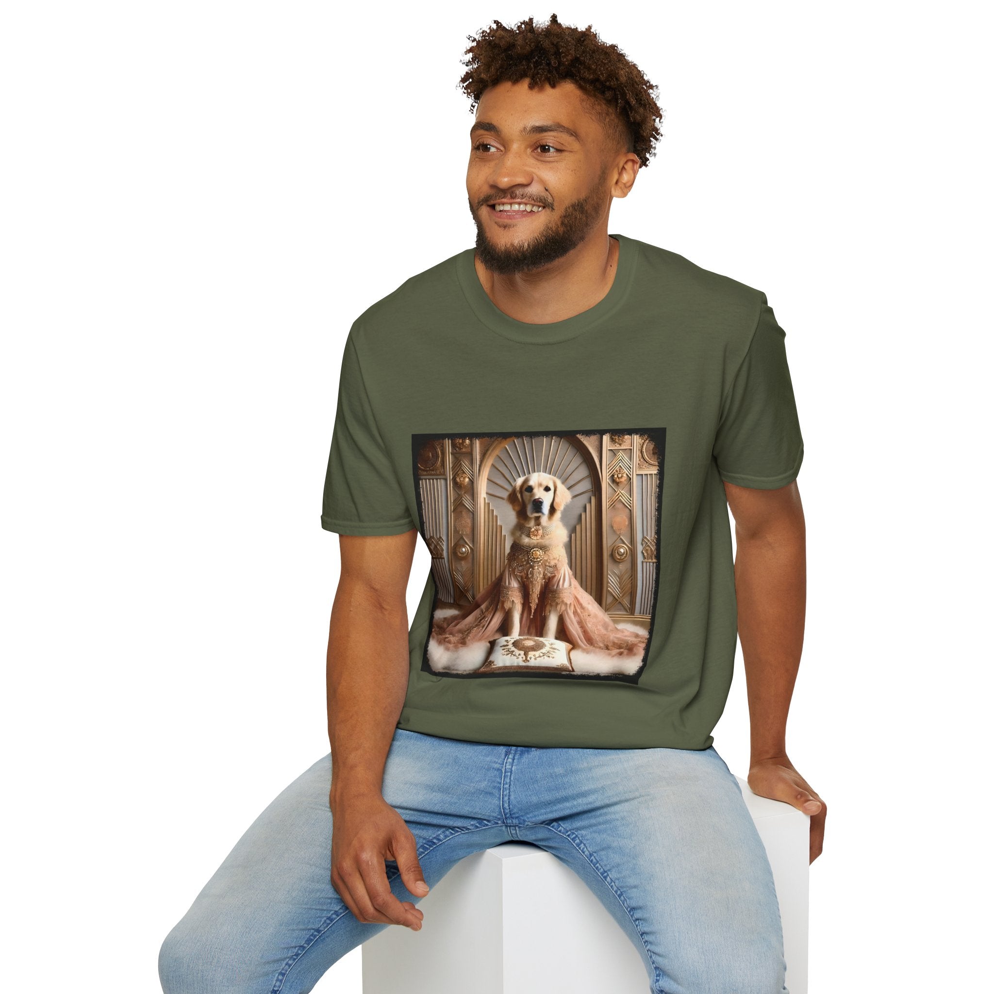 Golden Retriever Luxe Lady | Unisex Dog T-Shirt