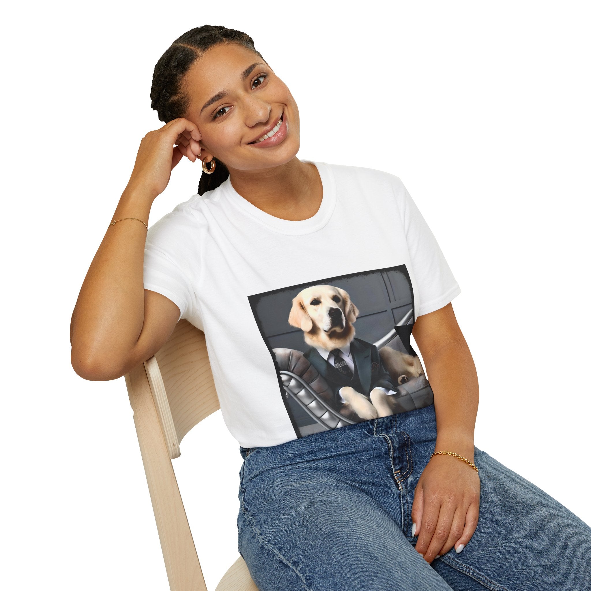 Golden Retriever Classy Chap | Unisex Dog T-Shirt