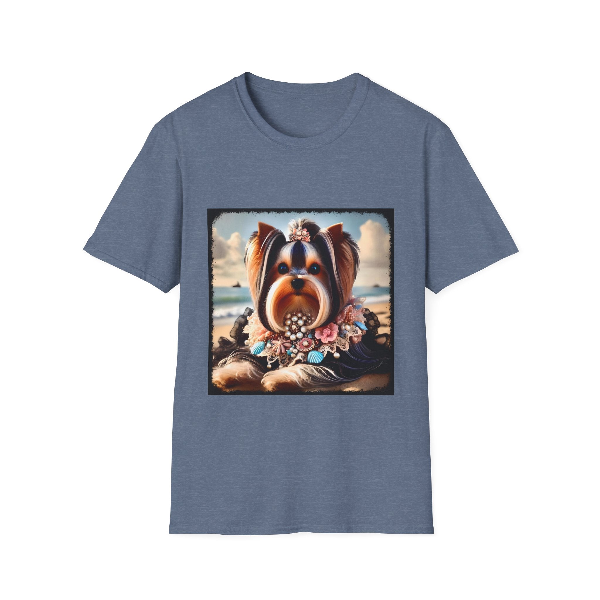 Yorkshire Terrier Seashell Siren | Unisex Dog T-Shirt