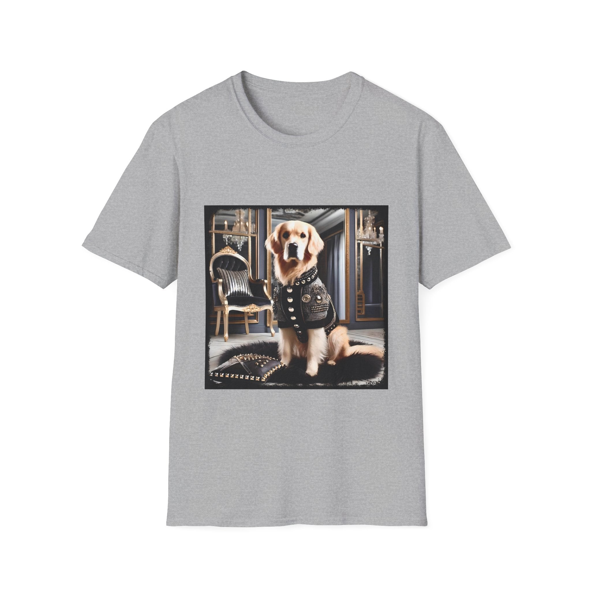Golden Retriever Edge Icon | Unisex Dog T-Shirt