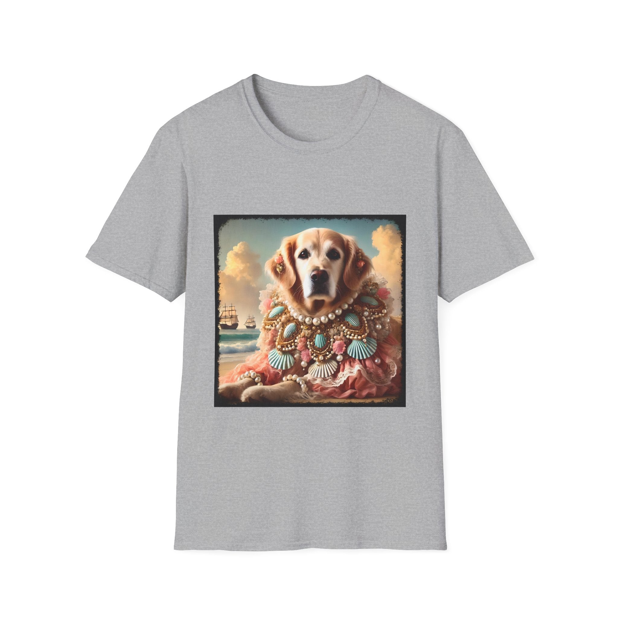 Golden Retriever Beach Beauty | Unisex Dog T-Shirt