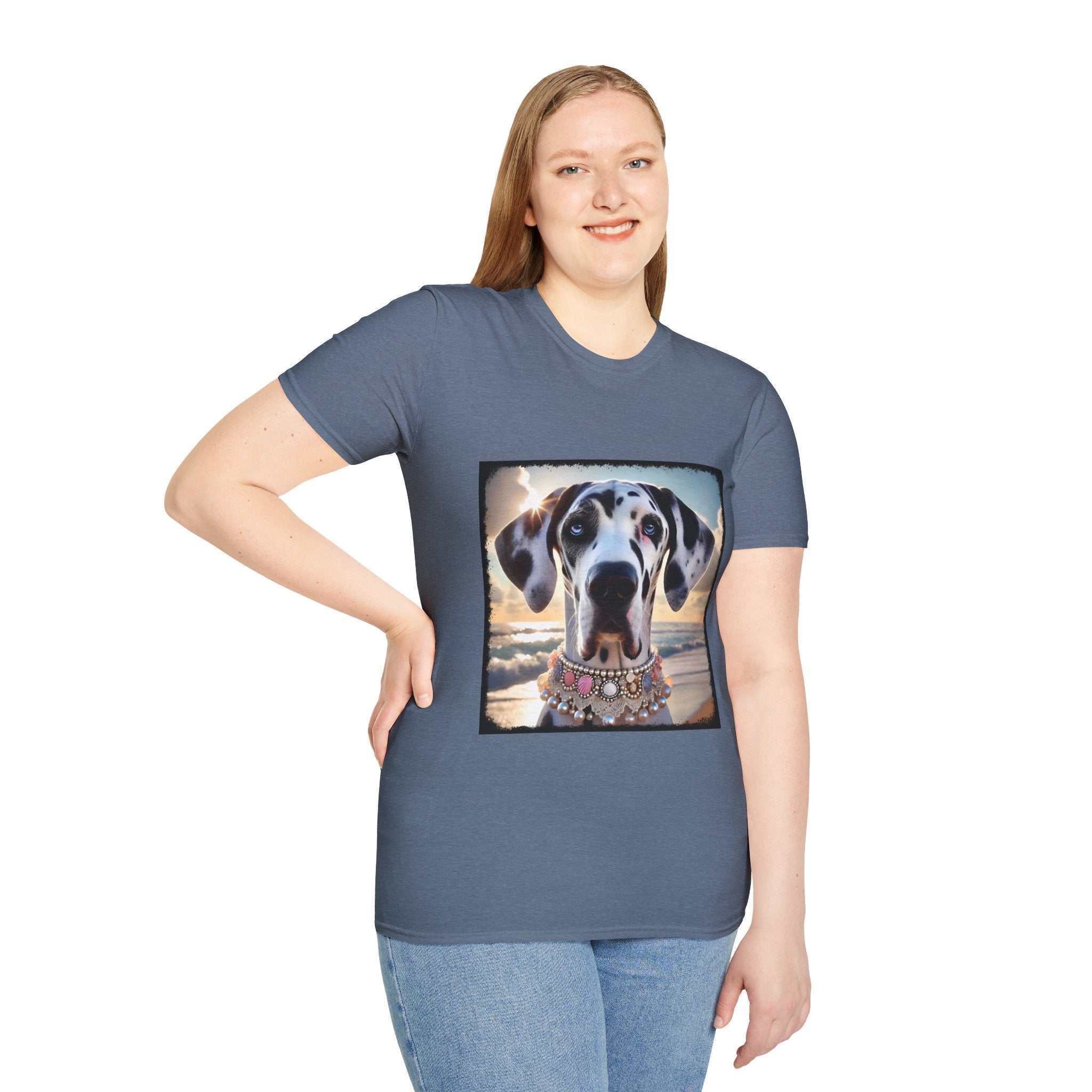 Great Dane Beach Babe | Unisex Dog T-Shirt