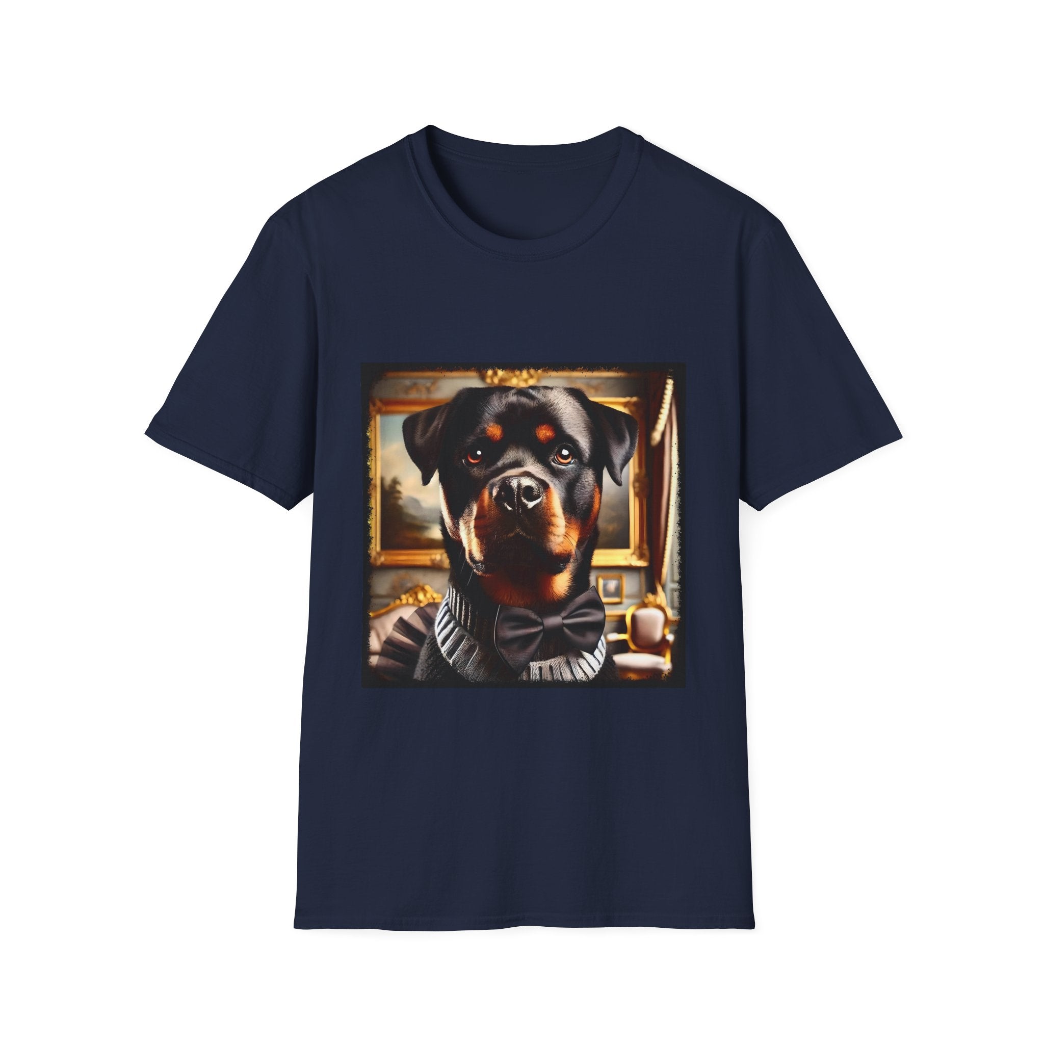 Rottweiler Posh Portrait | Unisex Dog T-Shirt